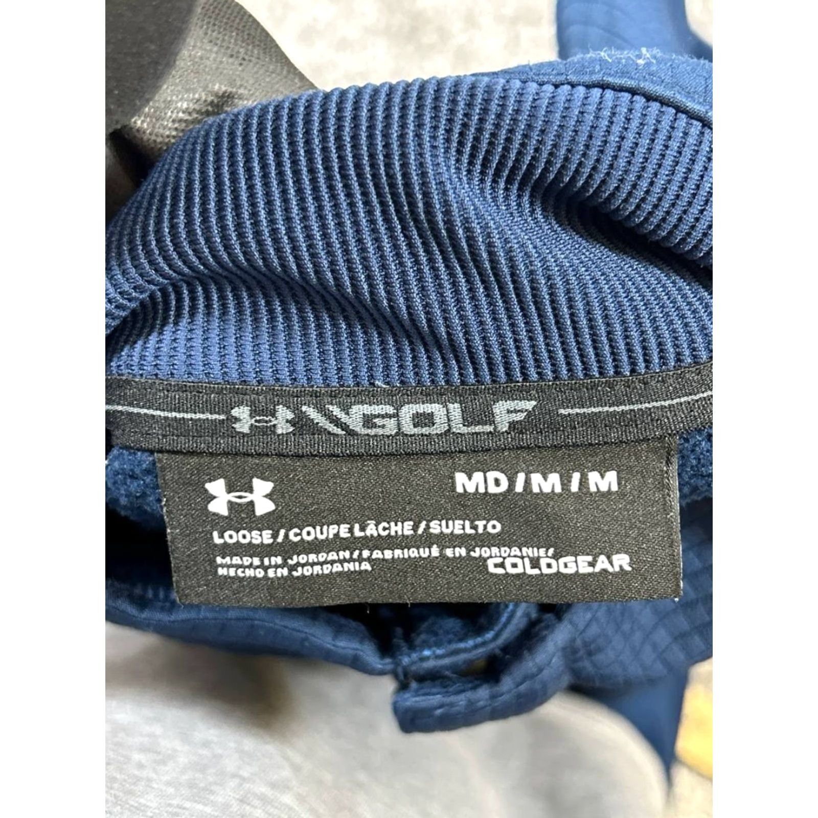 Under Armour Under Armour Storm Sweater Mens M Blue Coldgear Golf Fleece Pullover Mock Neck Long Sleeve Size US M / EU 48-50 / 2 - 3 Thumbnail