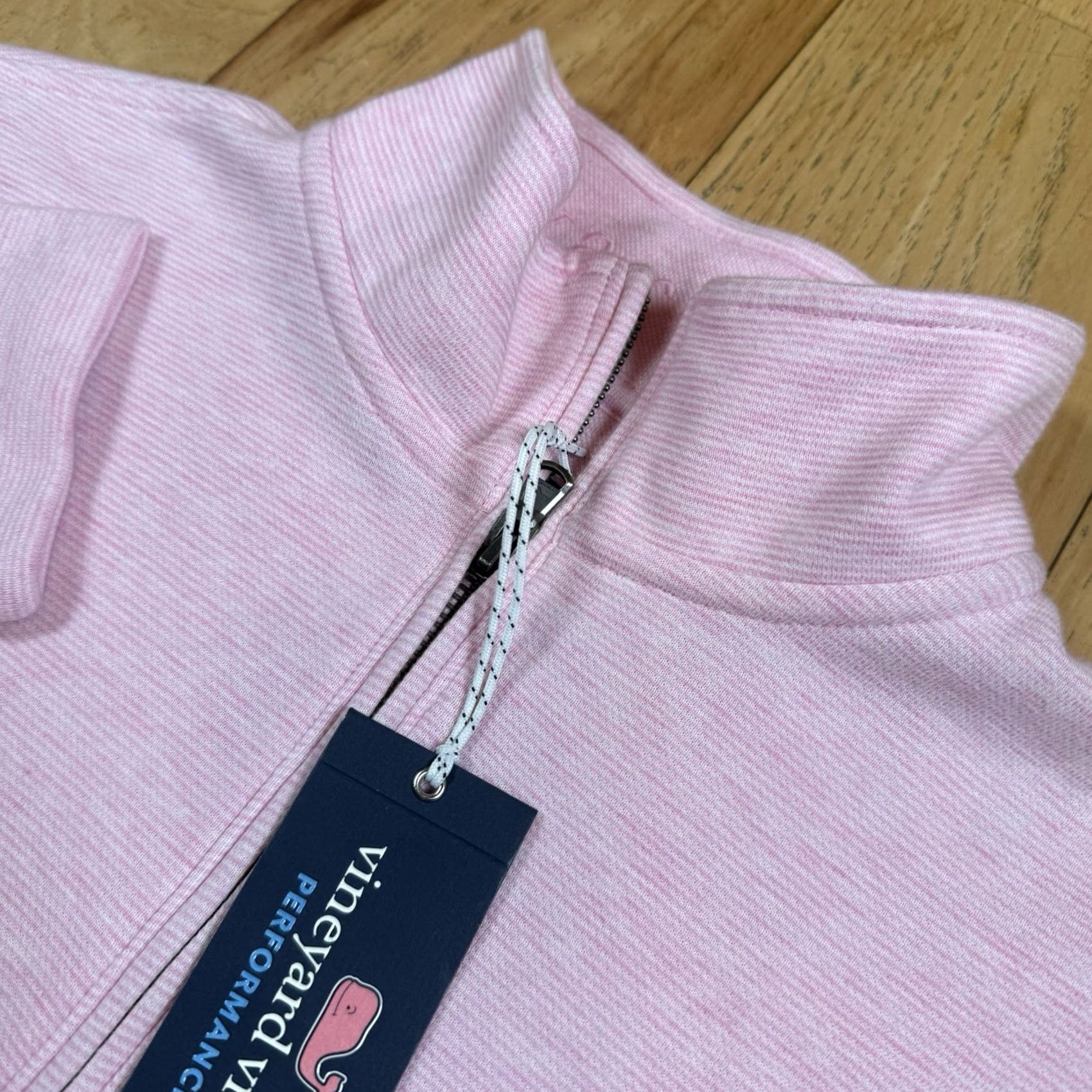 Vineyard Vines VINTAGE NWT Vinyard Vines Performance Quarter Zip Sweater Mens M Pink Miami Soft Golf Pullover Outdoor Family Mens (adjusted) Size US M / EU 48-50 / 2 - 4 Thumbnail