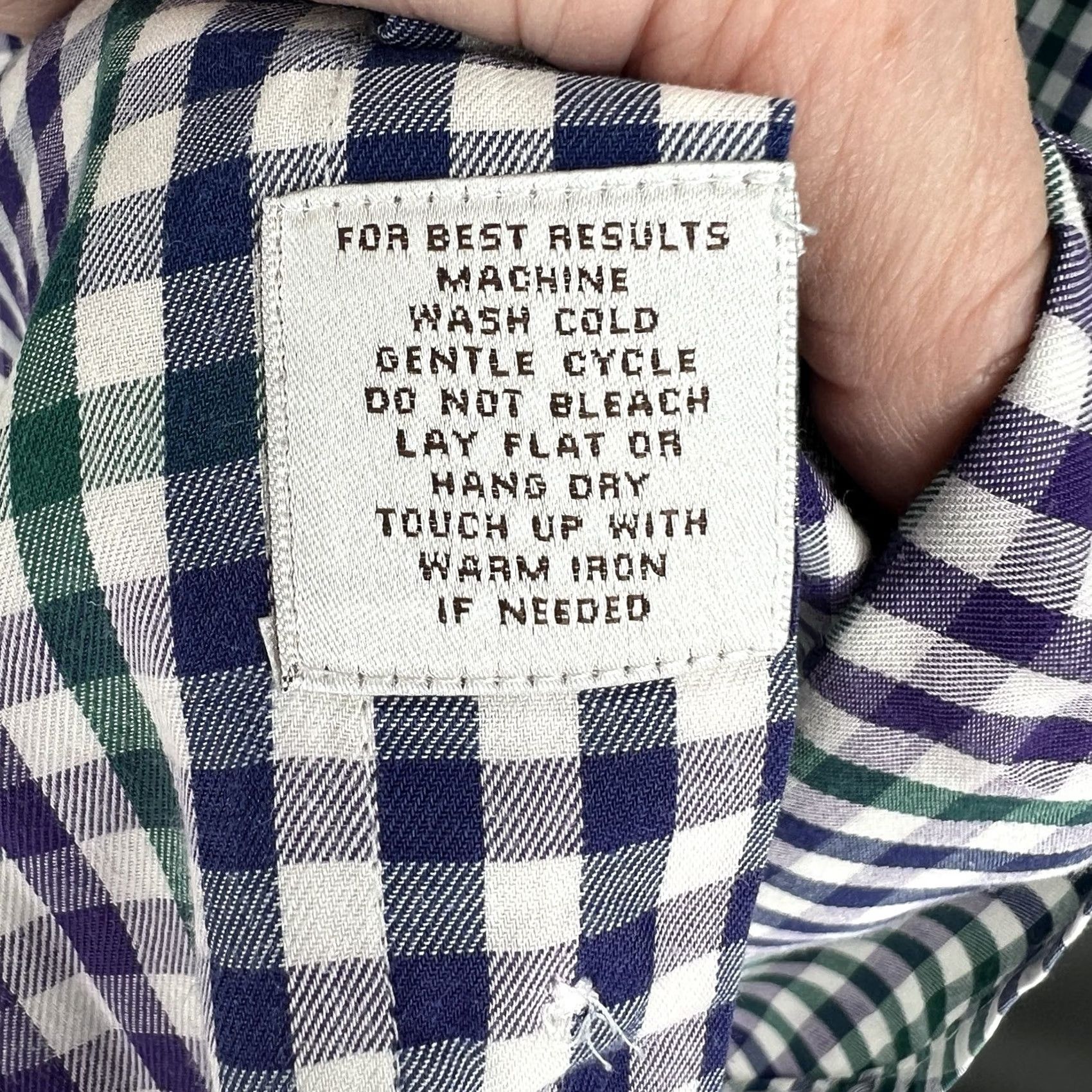 Peter Millar Peter Millar Button-Down Shirt Men's Gingham Multi-Color XL Check Long Sleeve Pocket Casual Size US XL / EU 56 / 4 - 6 Thumbnail