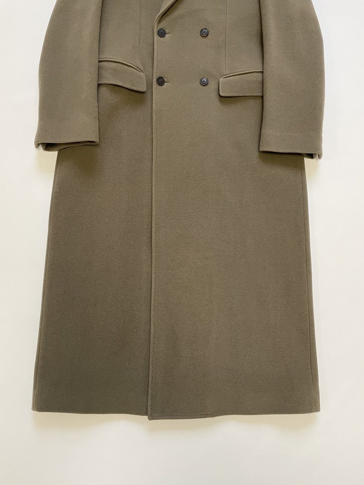 Balenciaga Fawn Brown Wool ‘Hourglass’ Overcoat Size US M / EU 48-50 / 2 - 9 Thumbnail