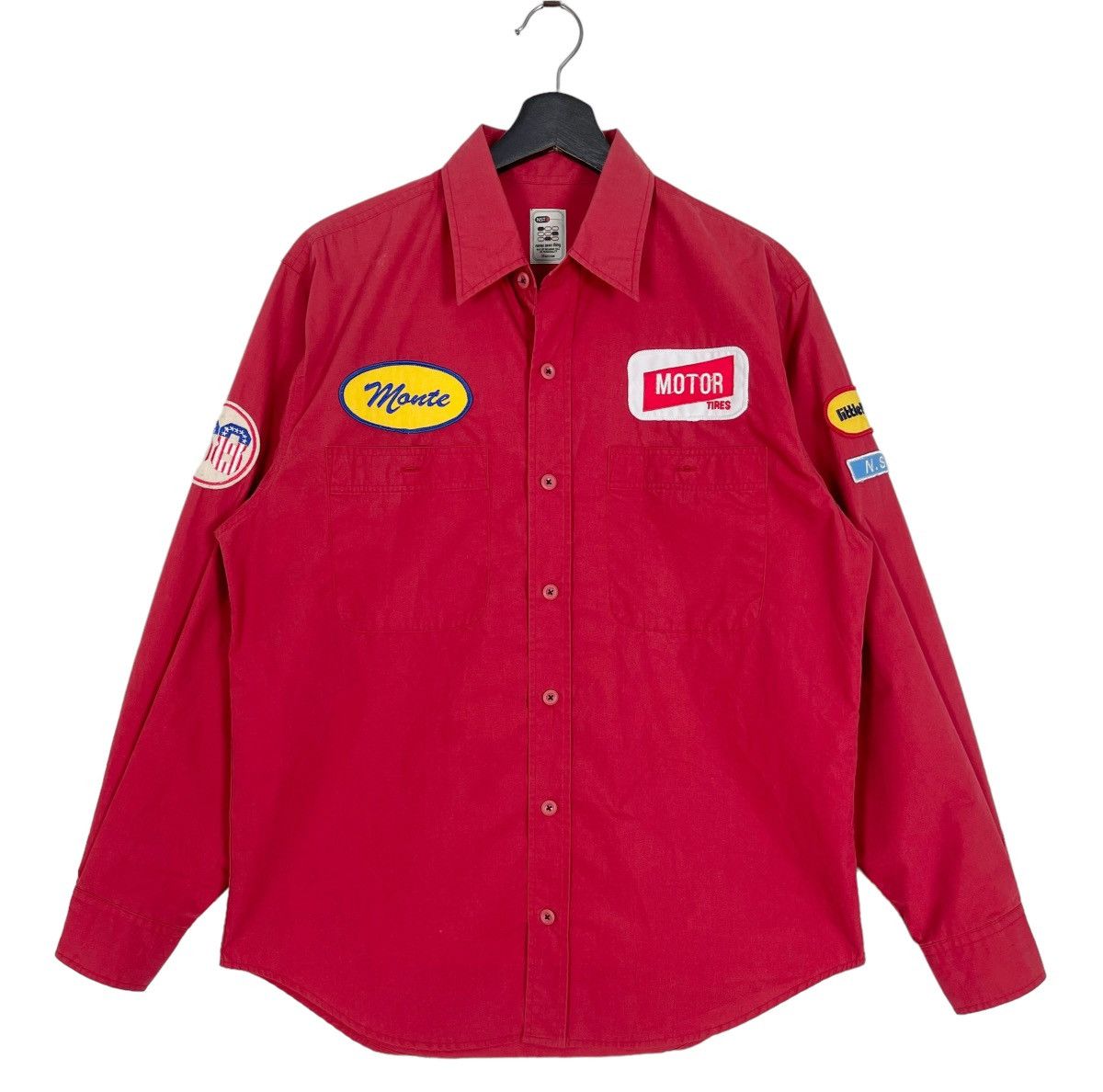 Japanese Brand Vintage NST Motorsport Racing Shirt Size US M / EU 48-50 / 2 - 1 Thumbnail