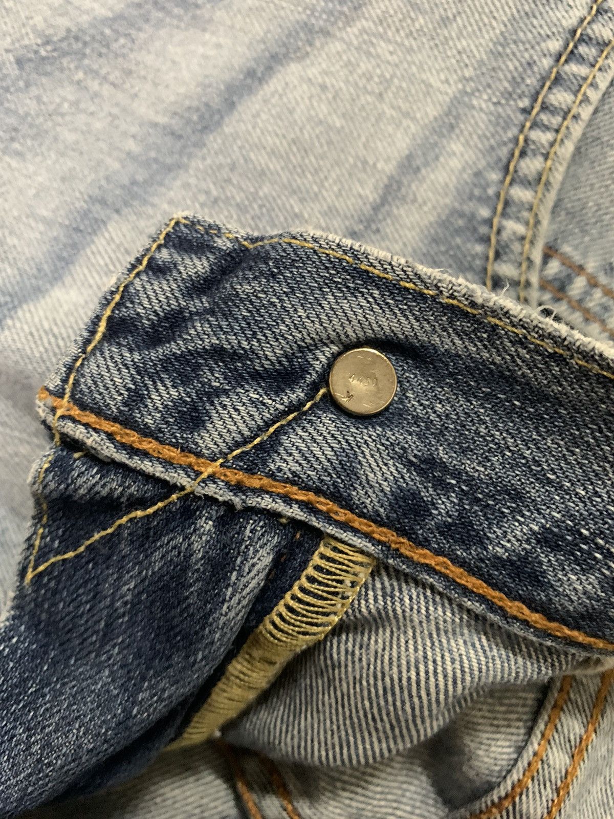 Levi's Vintage Clothing Vintage Y2K Levis 505 Blue Wash Straight Leg Jeans 33x28 Size US 33 - 5 Thumbnail