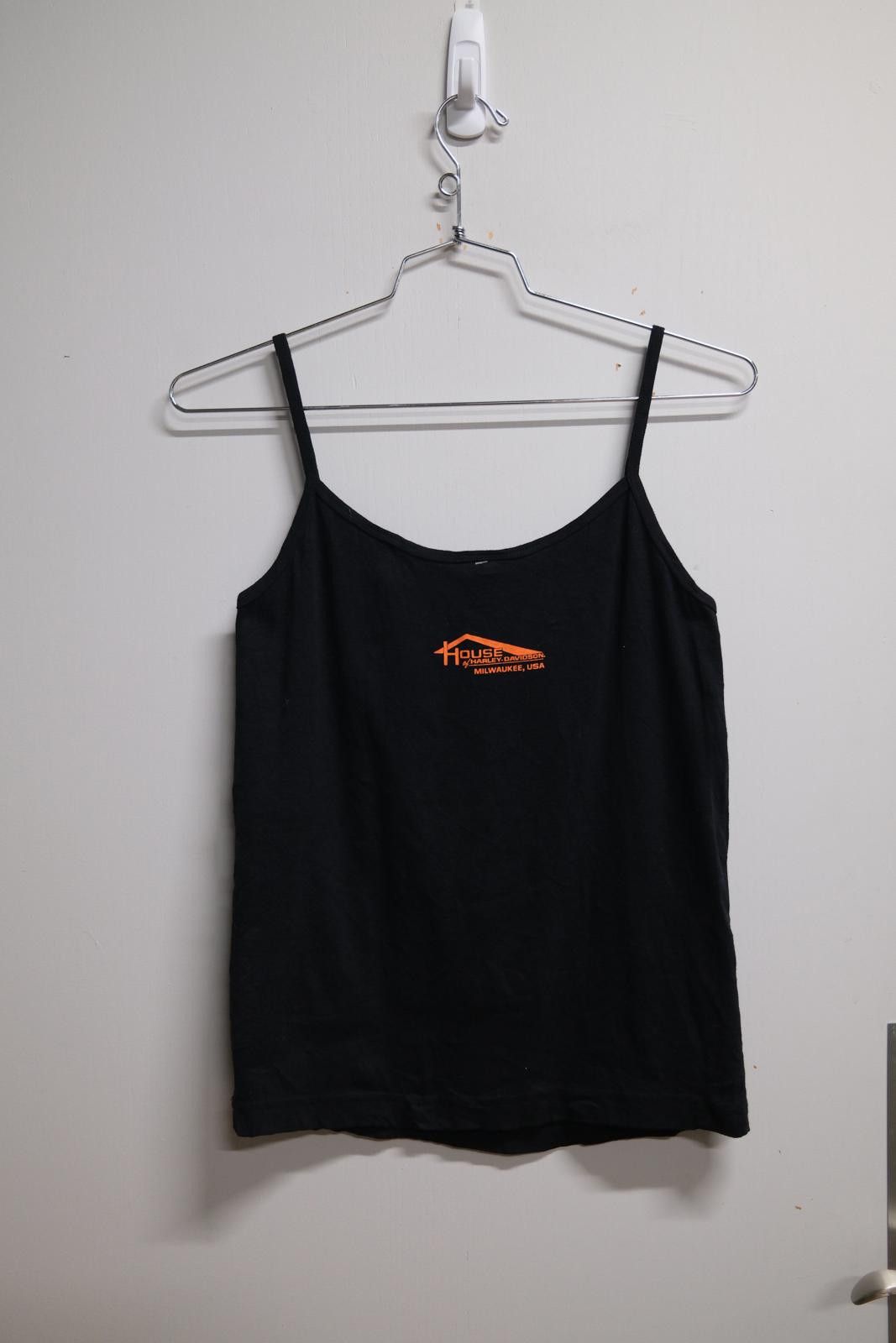 Harley Davidson 00's Harley Davidson House of Milwaukee Bedazzled Tank Top Size XL / US 12-14 / IT 48-50 - 2 Thumbnail
