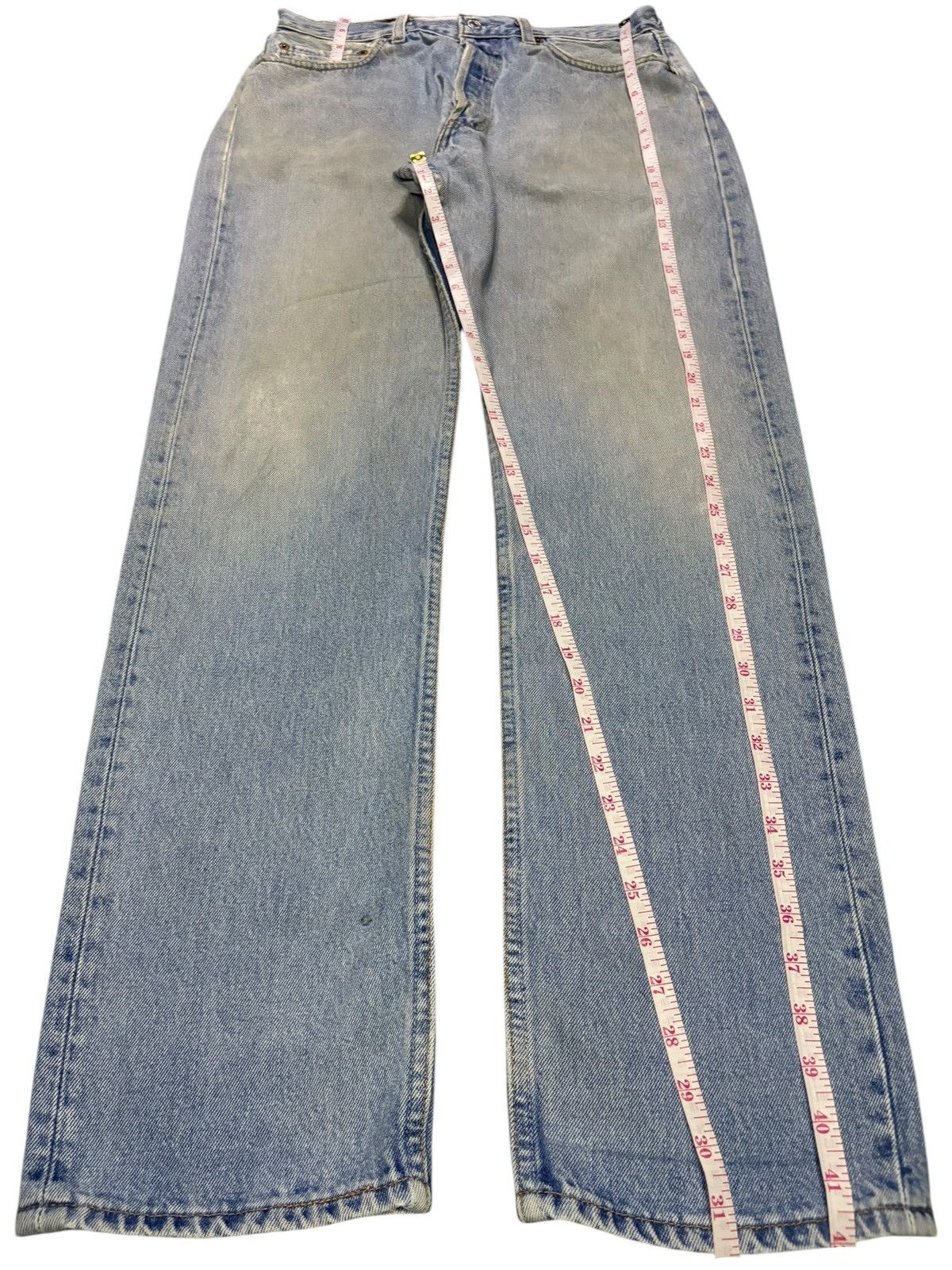 Levi's Vintage 90s Levis 501 Faded Wash Loose Jeans Size US 32 / EU 48 - 12 Thumbnail