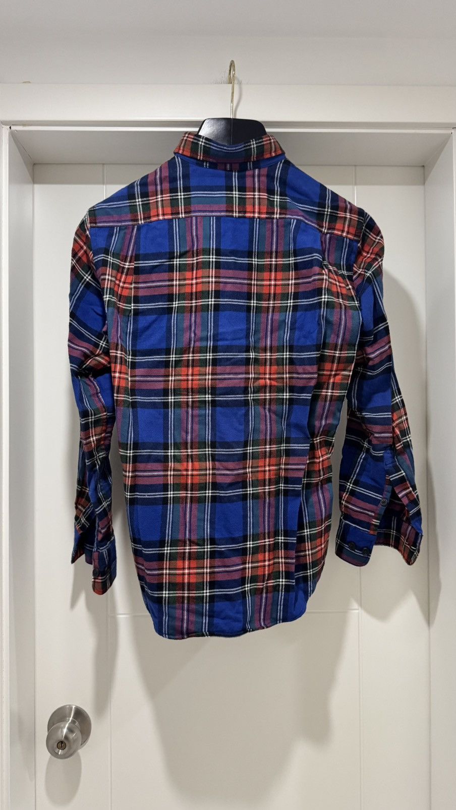 JW Anderson × Uniqlo JW Anderson x Uniqlo Blue Flannel Shirt Size US S / EU 44-46 / 1 - 2 Thumbnail