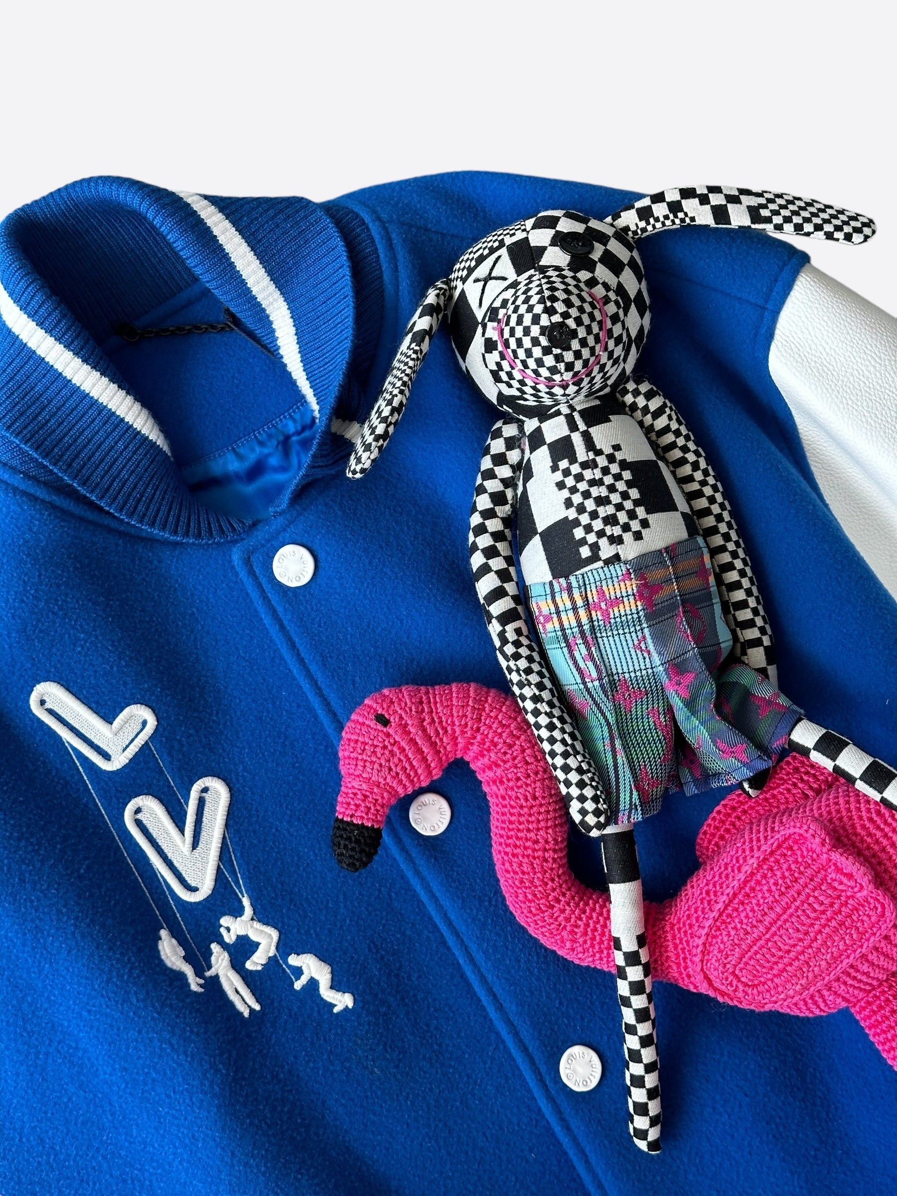 Louis Vuitton Louis Vuitton Blue & White Puppet Varsity Size US XL / EU 56 / 4 - 2 Thumbnail