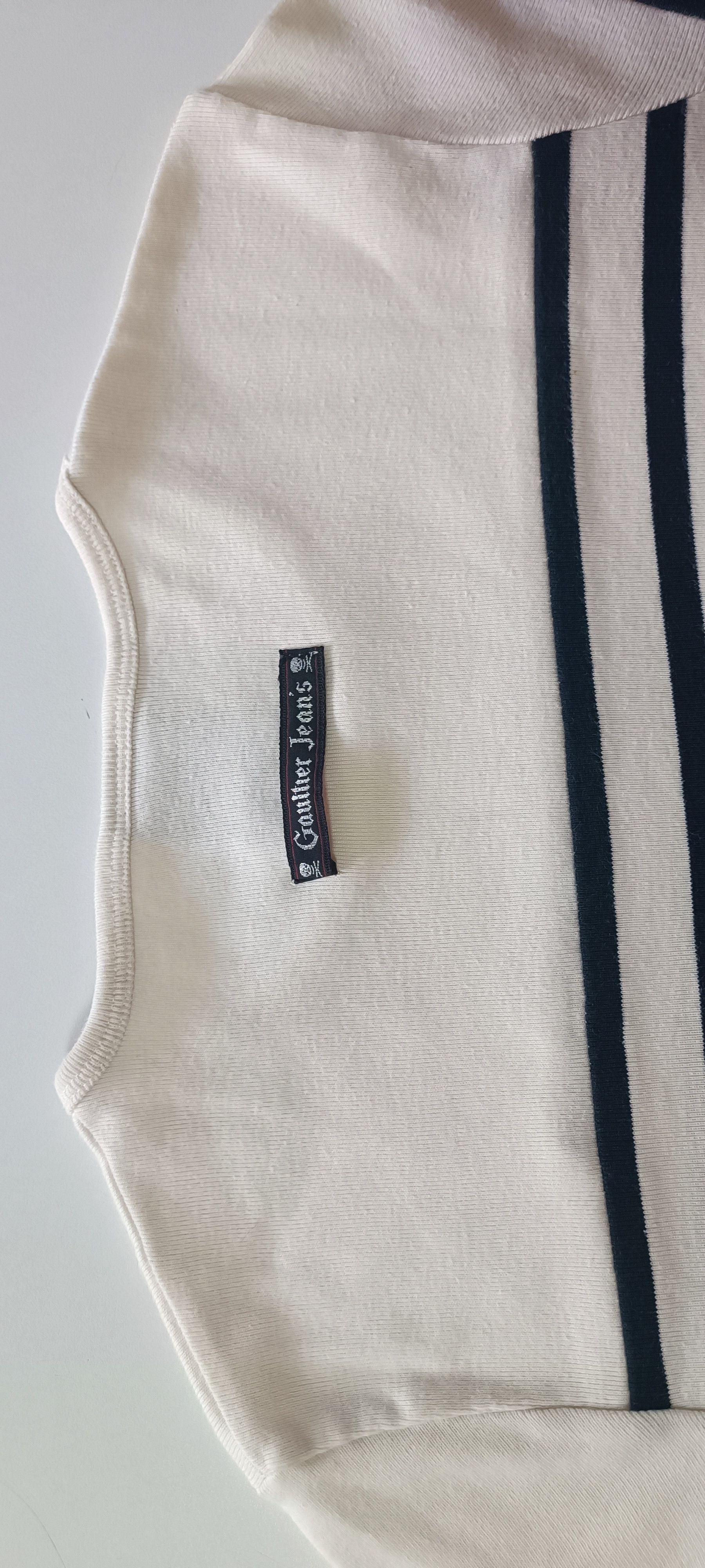Jean Paul Gaultier SS 1997 - Rare Egyptian and Navy stripes top Size S / US 4 / IT 40 - 16 Thumbnail