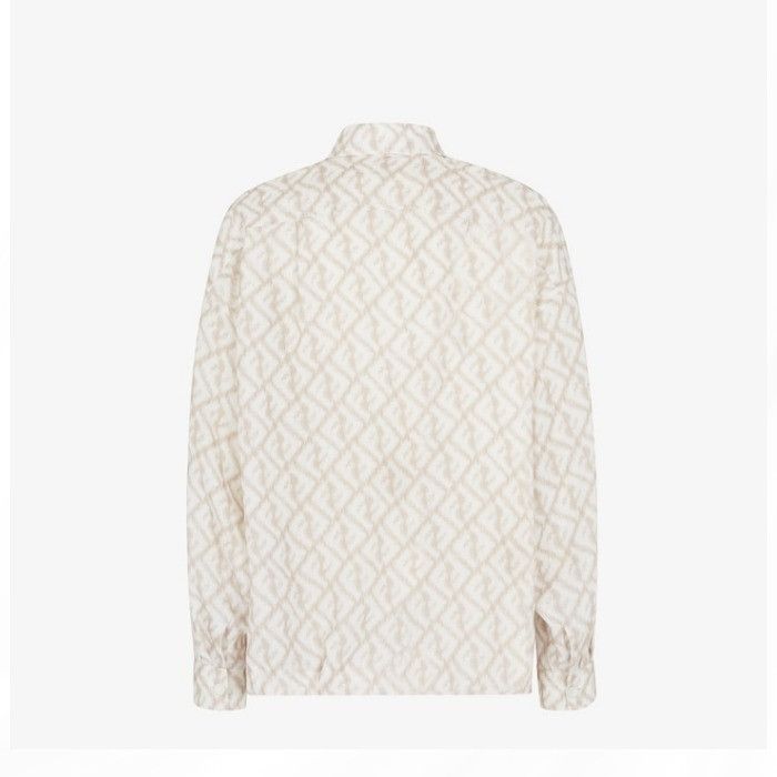 Fendi o1loc1c0824 Shirt in Beige Size US XS / EU 42 / 0 - 2 Thumbnail