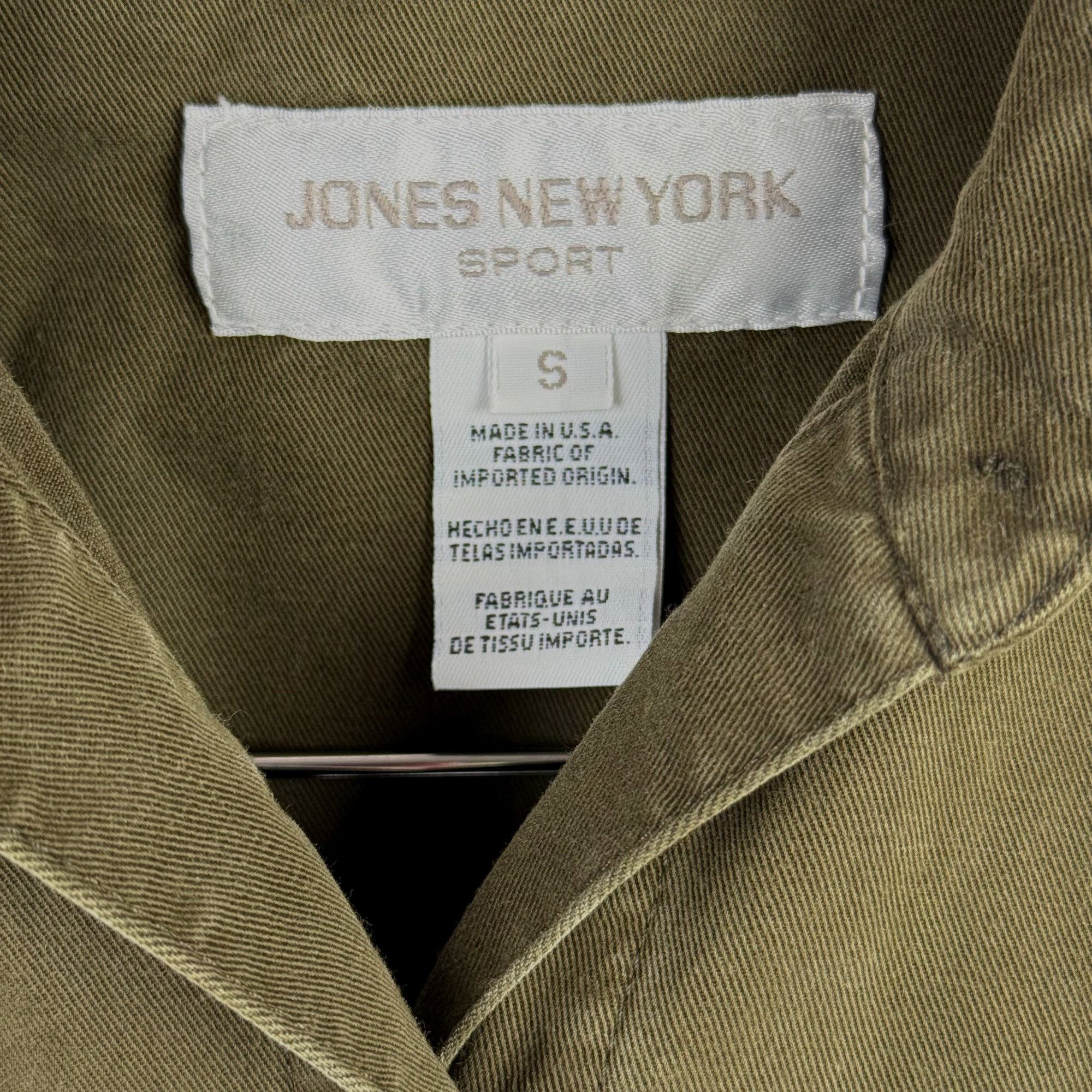 Jones New York Jones New York Sport Green Button-Front Utility Jacket Size Size S / US 4 / IT 40 - 2 Thumbnail