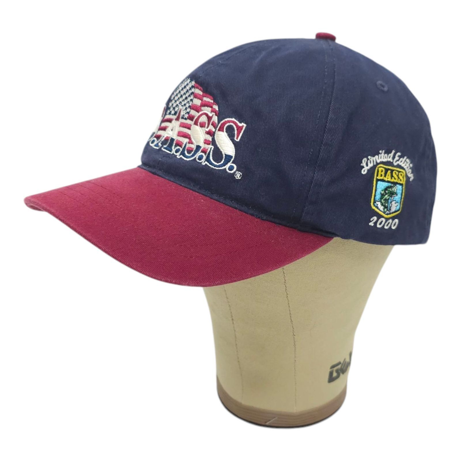 Other BASS Limited Edition 2000 Tuck Strap Cap Trucker Fishing Hat Size ONE SIZE - 2 Thumbnail