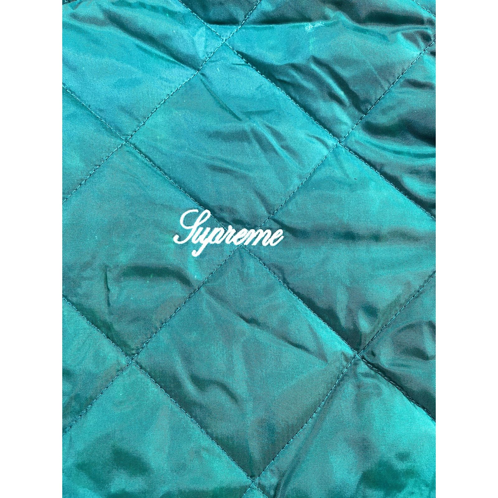 Supreme Supreme Sequin Quilted Green Bomber Jacket Size US L / EU 52-54 / 3 - 7 Thumbnail