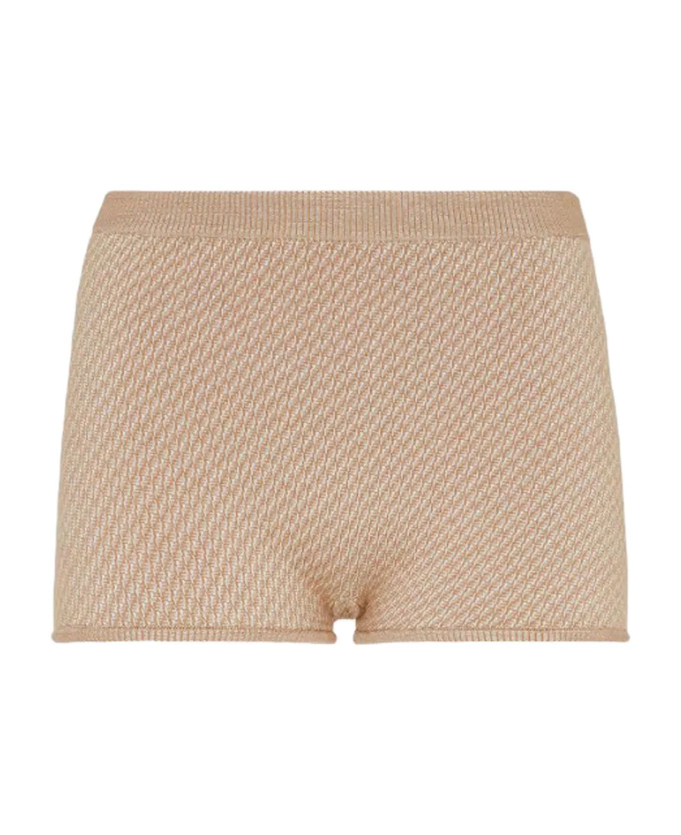 Fendi o1s1wg110326 Shorts in Beige Size 28" / US 6 / IT 42 - 1 Thumbnail