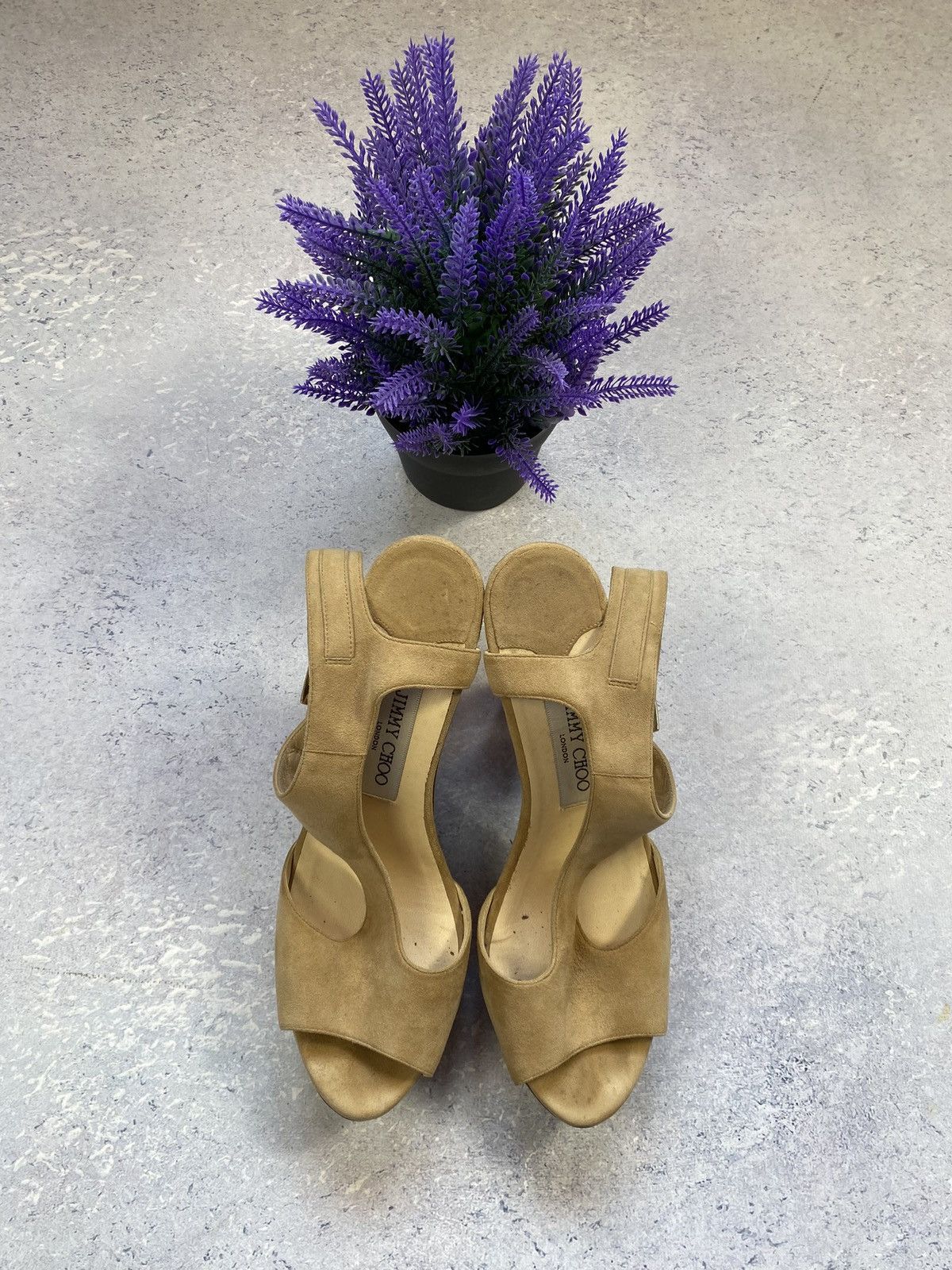 Jimmy Choo Jimmy Choo Women’s Heels Leather Suede Shoes Size 39 Size US 9 / IT 39 - 2 Thumbnail