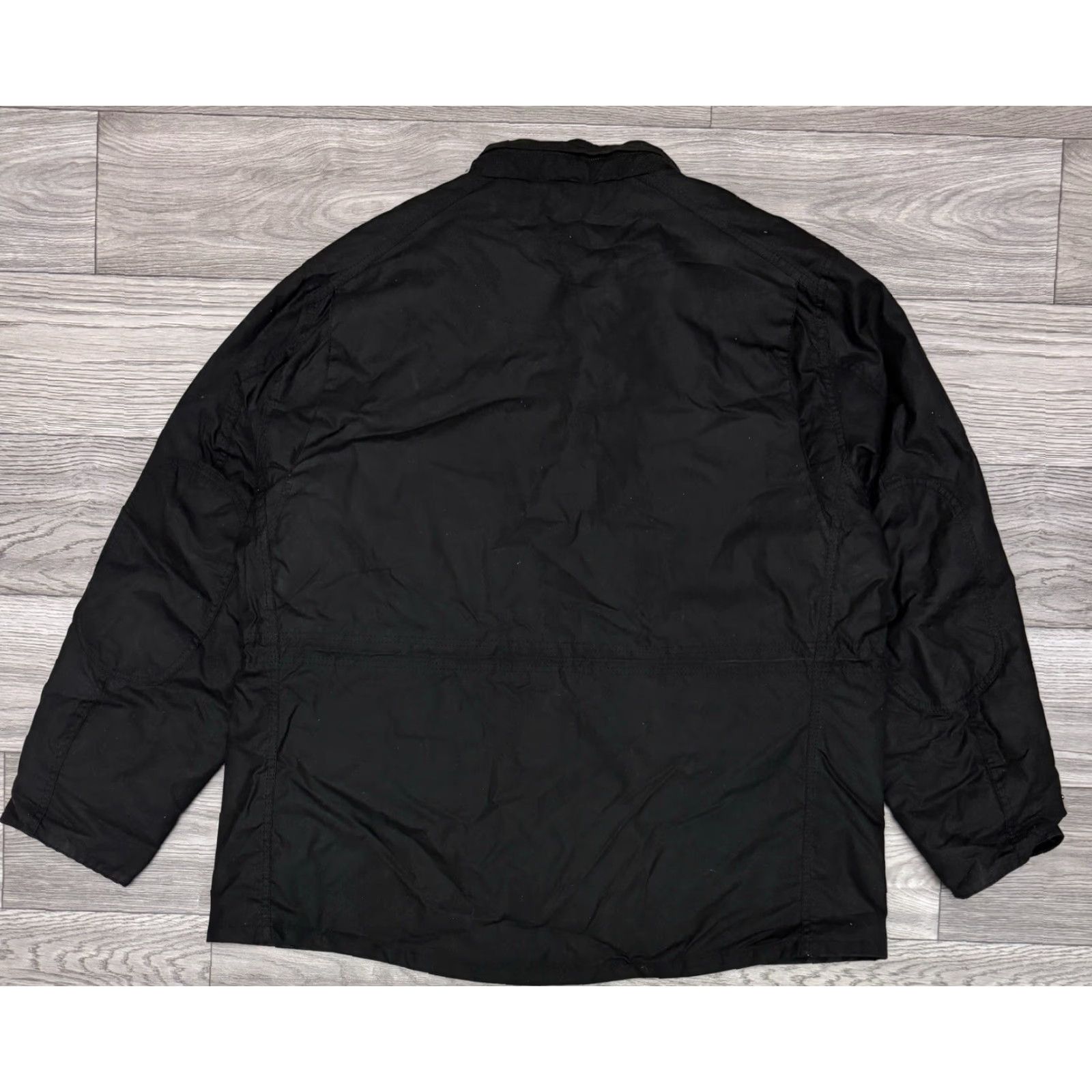 Barbour VINTAGE Barbour Jacket Sapper Waxed Black Mens 2XL Barbour Sapper Wax Jacket Biker Waxed Black Mens 2XL Size US XXL / EU 58 / 5 - 2 Thumbnail