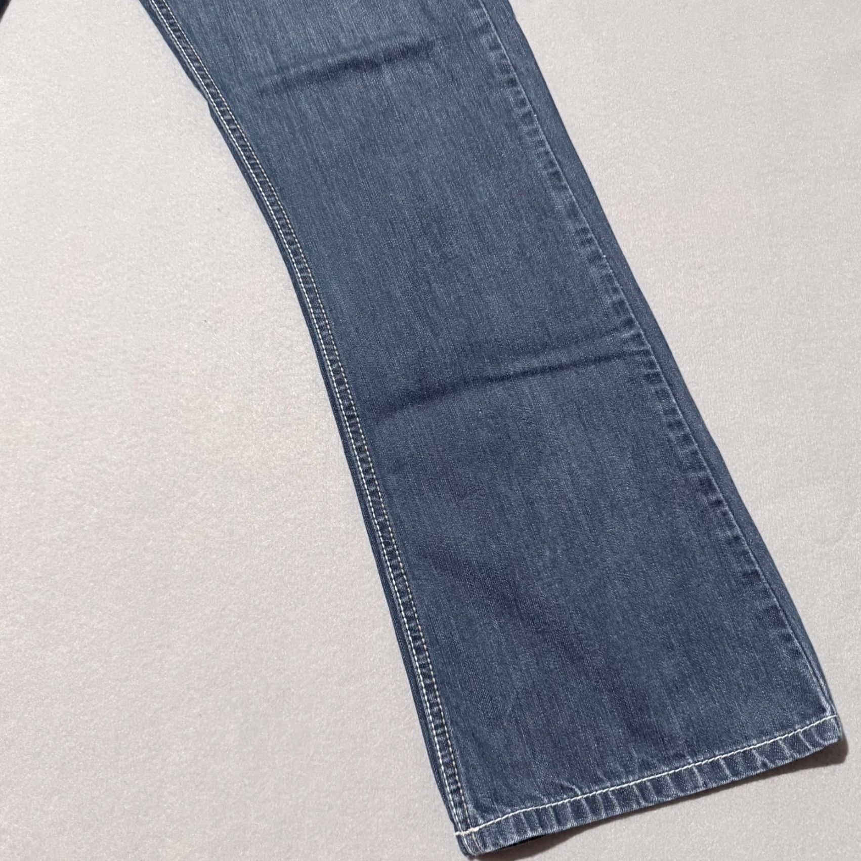 Guess Guess Jeans Jeans Blue Women Mid Rise 32 Dark Wash 5-Pocket Denim Zip Fly Vintage Size 24" / US 00 / IT 34 - 5 Thumbnail