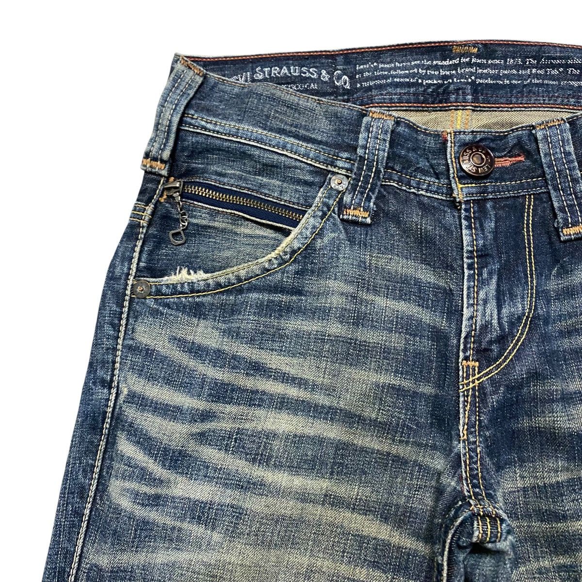 Levi's Y2K Levis 502 Gemstone Distressed Jeans Size US 29 - 4 Thumbnail