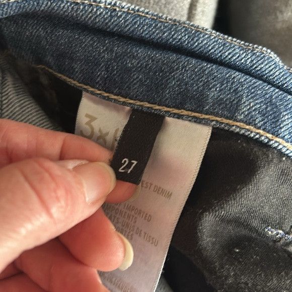 3x1 🎀 3x1 New York straight raw hem jeans 27 euc lightweight Size 27" / US 4 / IT 40 - 10 Thumbnail