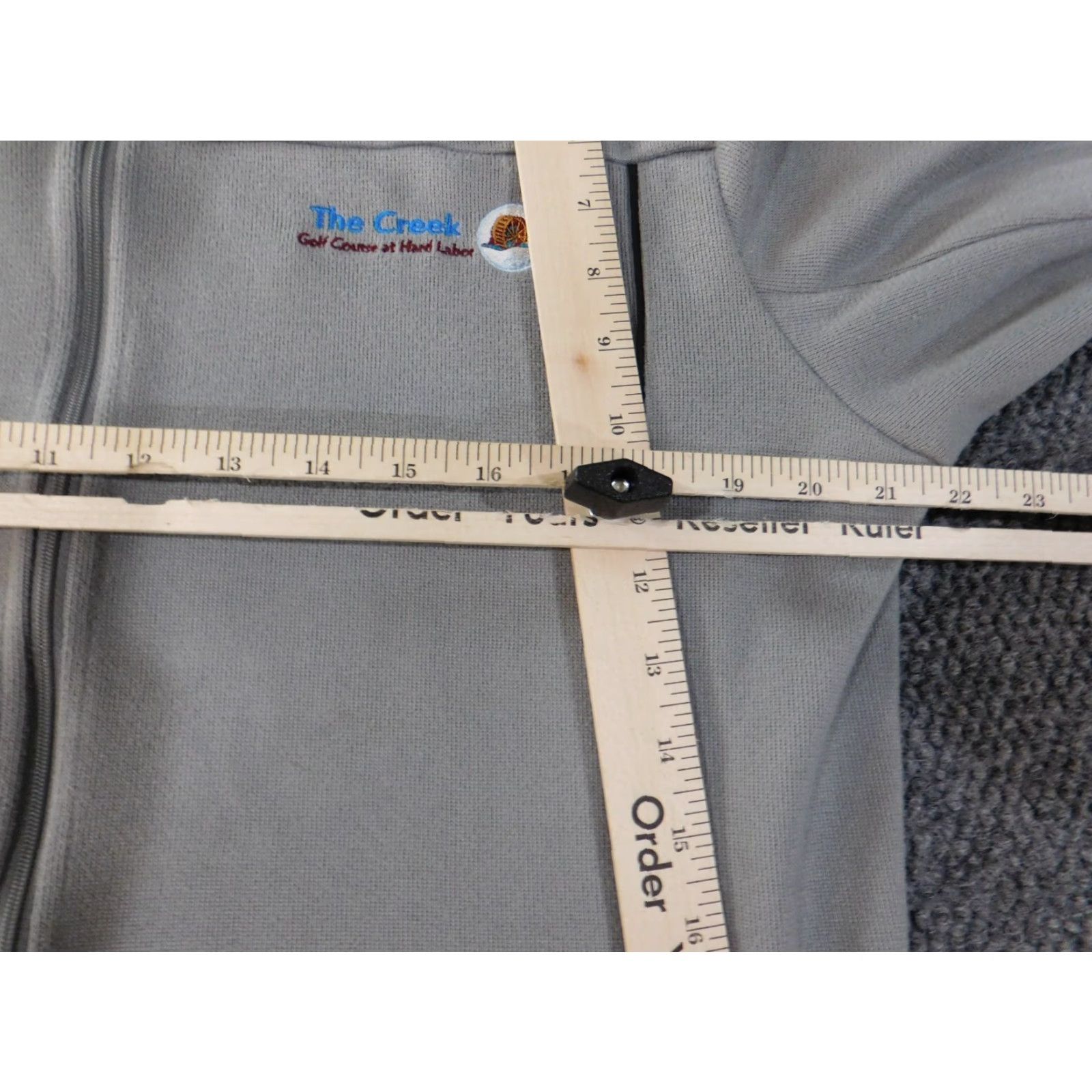 Adidas Adidas Jacket Mens L Gray Full Zip Logo Classic Golf Polyester Jersey Mid-Length" Size US L / EU 52-54 / 3 - 5 Thumbnail