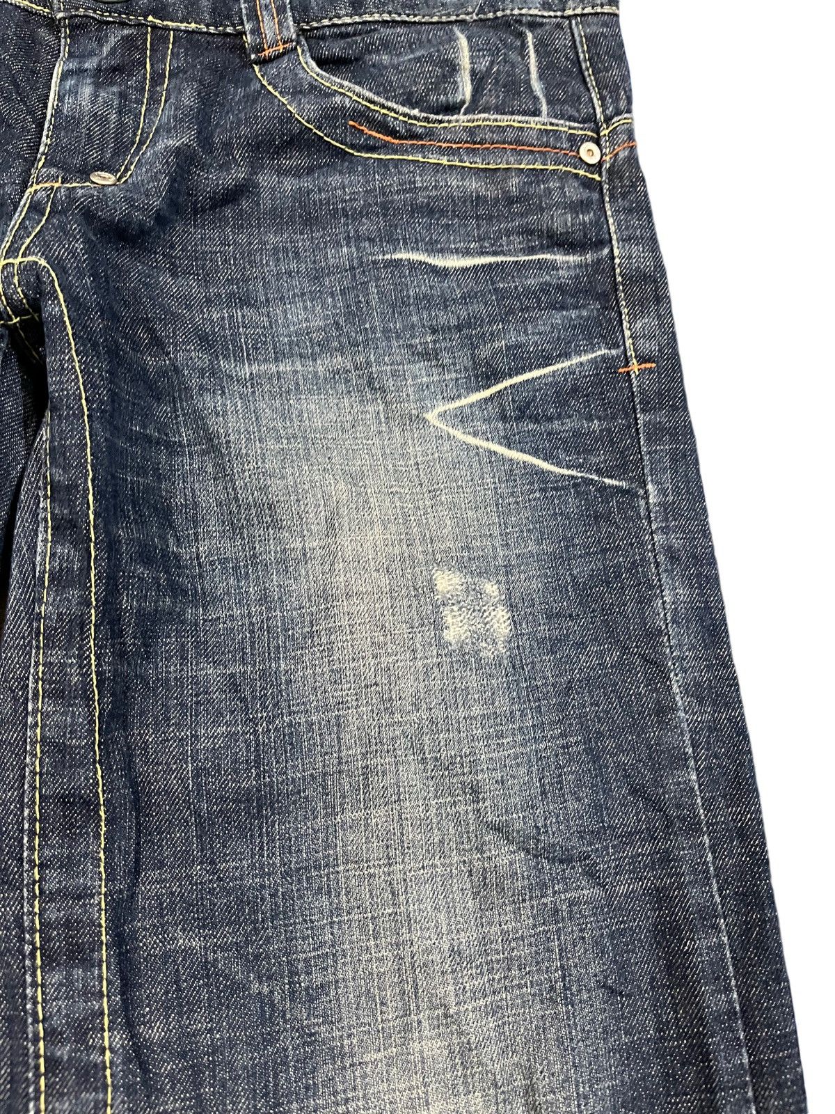Ed Hardy Vintage Red Pepper Bell Bottom Flare Denim Size US 32 / EU 48 - 4 Thumbnail