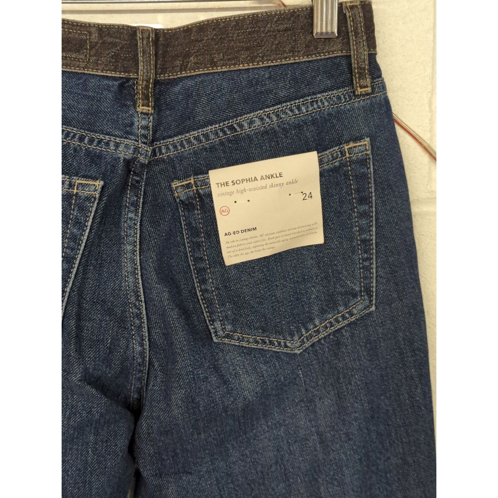 AG Adriano Goldschmied new 24 Adriano Goldschmied Sophia Ankle High Skinny Jeans Size 24" / US 00 / IT 34 - 5 Thumbnail