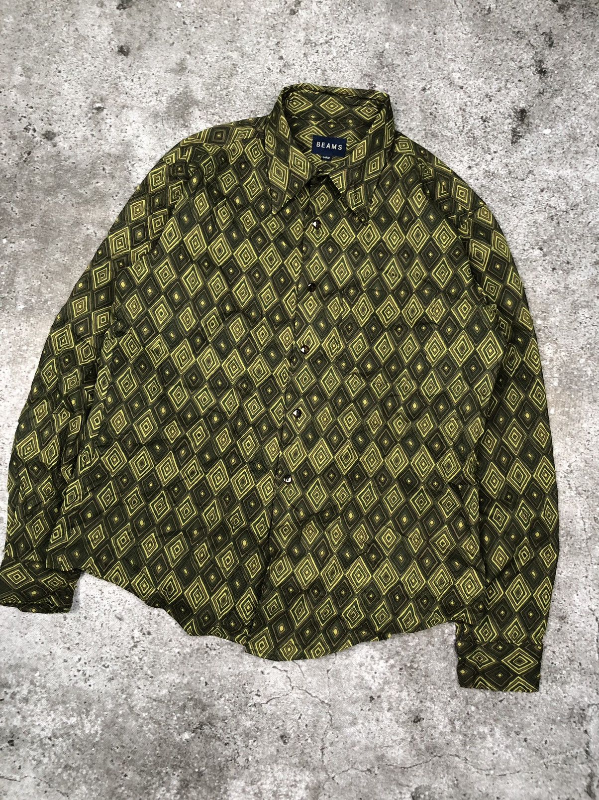 Beams Plus × Beauty Beast × Tornado Mart BEAMS Button Shirt Motifnyaaa Unikkkk Size US L / EU 52-54 / 3 - 2 Thumbnail