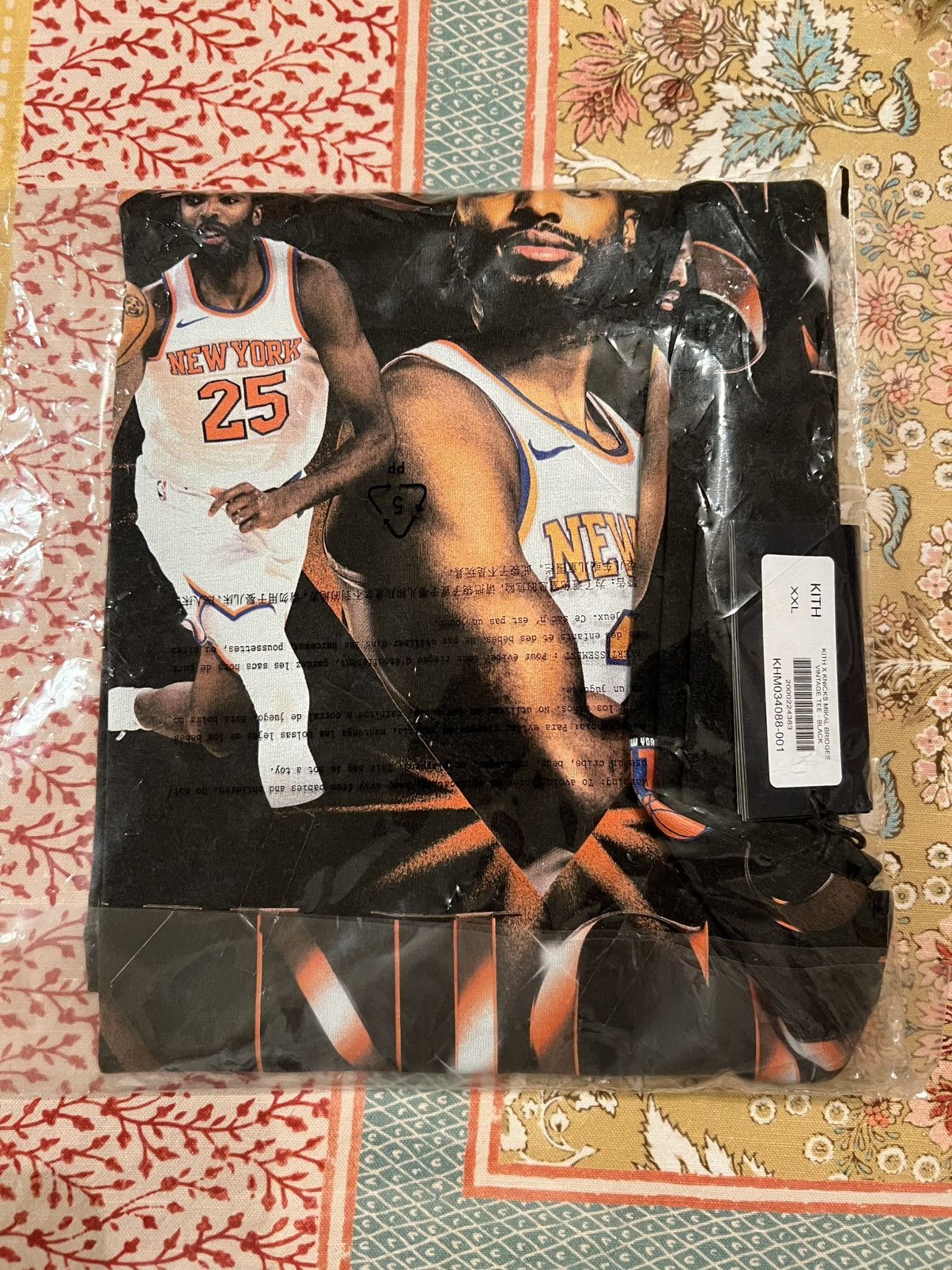 Kith Kith New York Knicks Mikal Bridges Legend Vintage XXL Tee Size US XXL / EU 58 / 5 - 7 Thumbnail