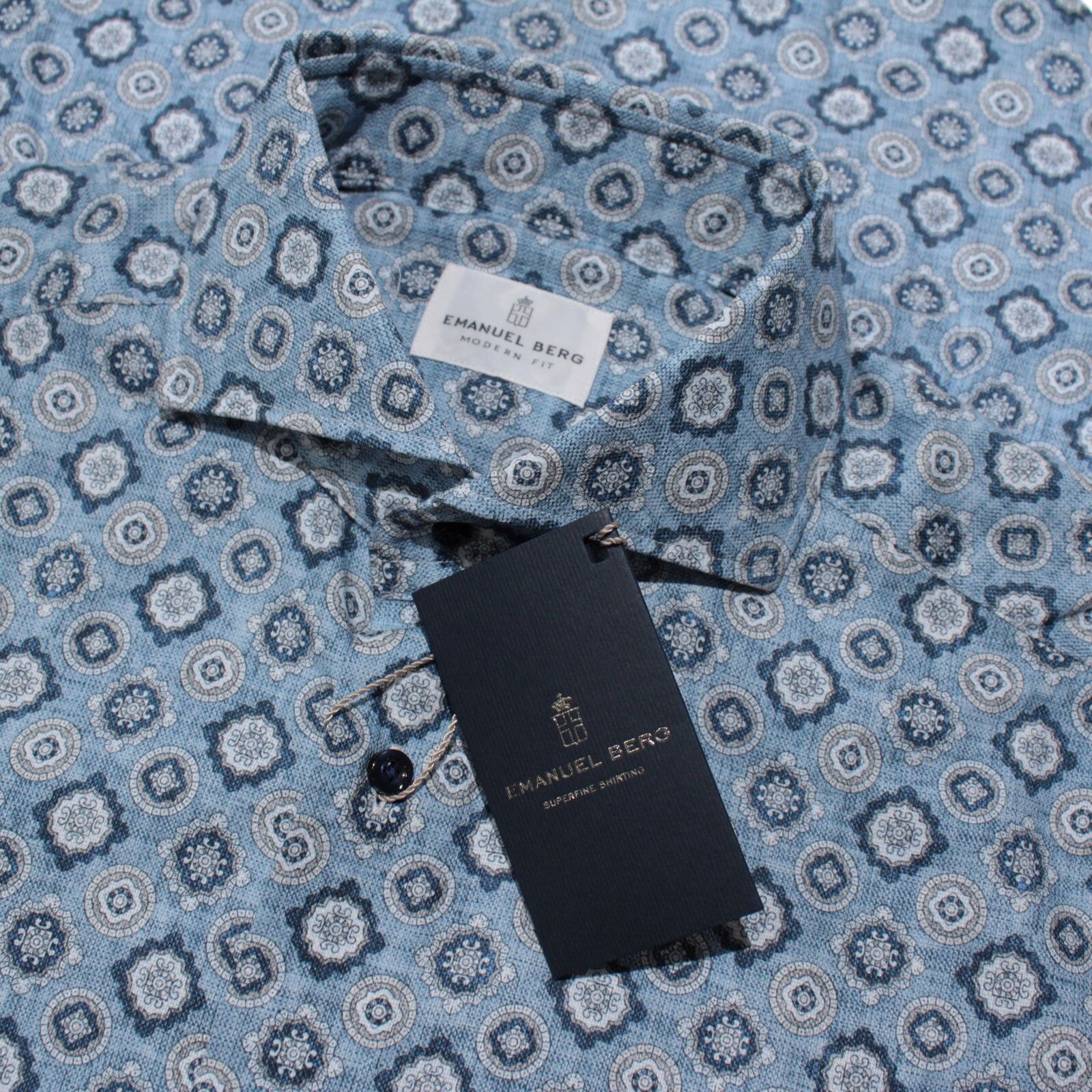 Emanuel Berg New with tags Shirt Size S US In Blue