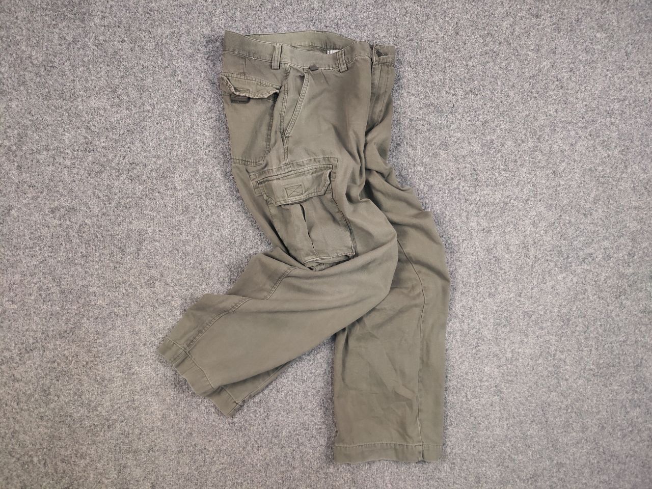 If Six Was Nine Vtg Gap hysteric glamour style Faded Canvas Cargo Pants Hype Size US 31 - 12 Thumbnail