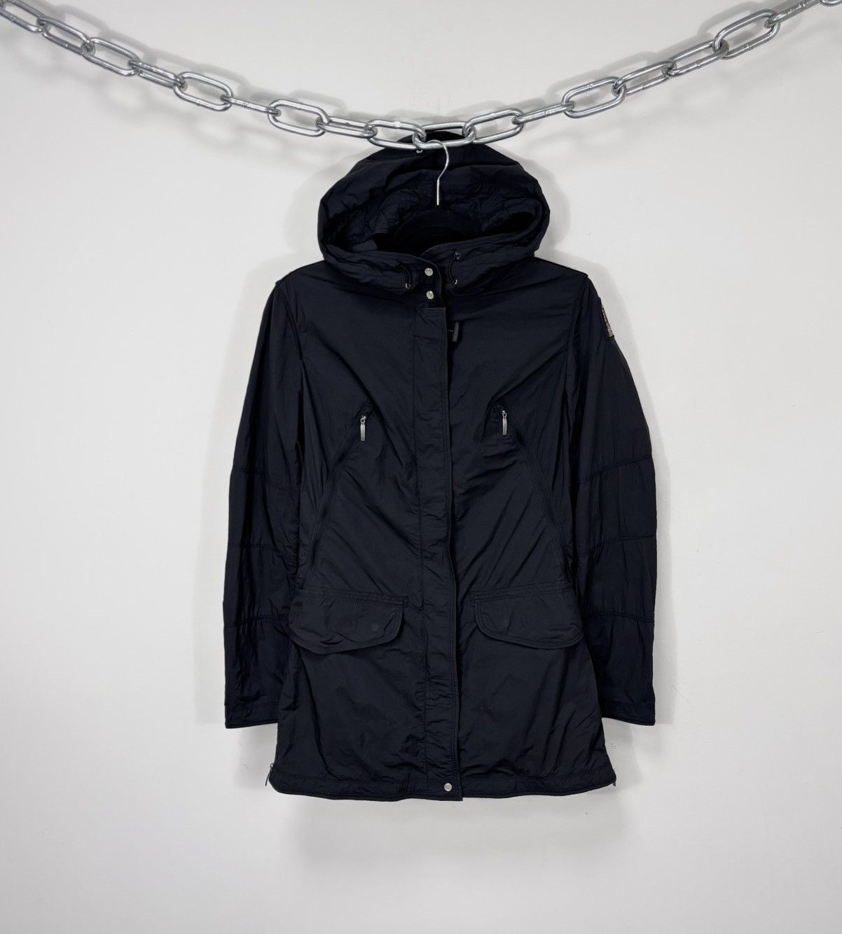 Parajumpers Parajumpers Women’s Mary Todd Black Windbreaker Jacket Coat Size M / US 6-8 / IT 42-44 - 1 Thumbnail