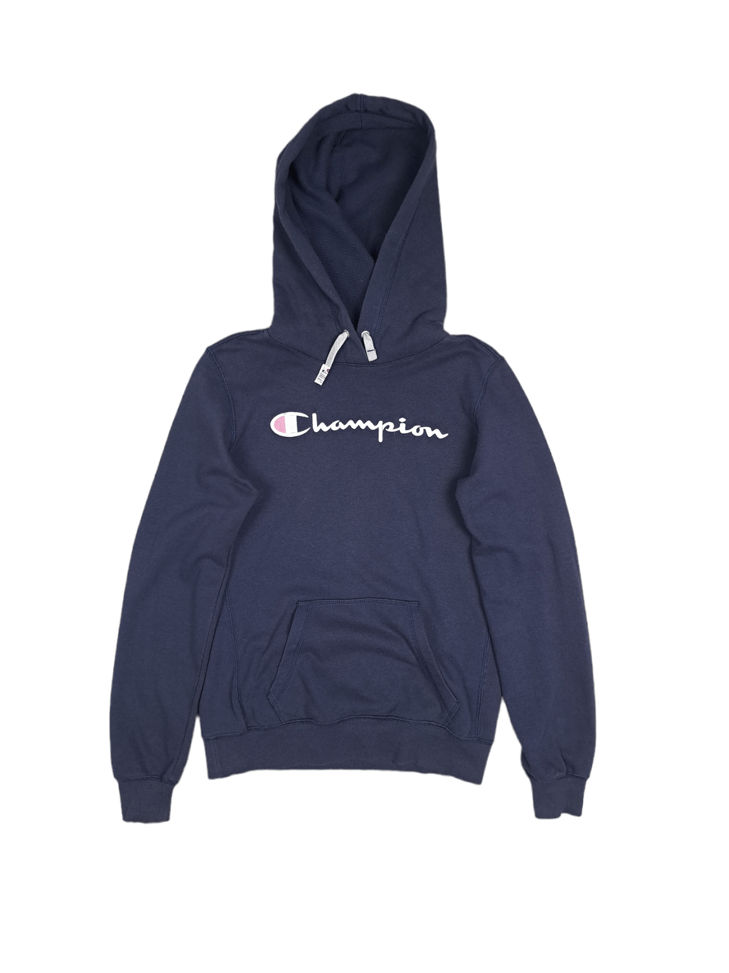 Champion × Vintage 💎 Vintage Big Spell out Logo Navy Champion Hoodie Size S Size US S / EU 44-46 / 1 - 1 Thumbnail