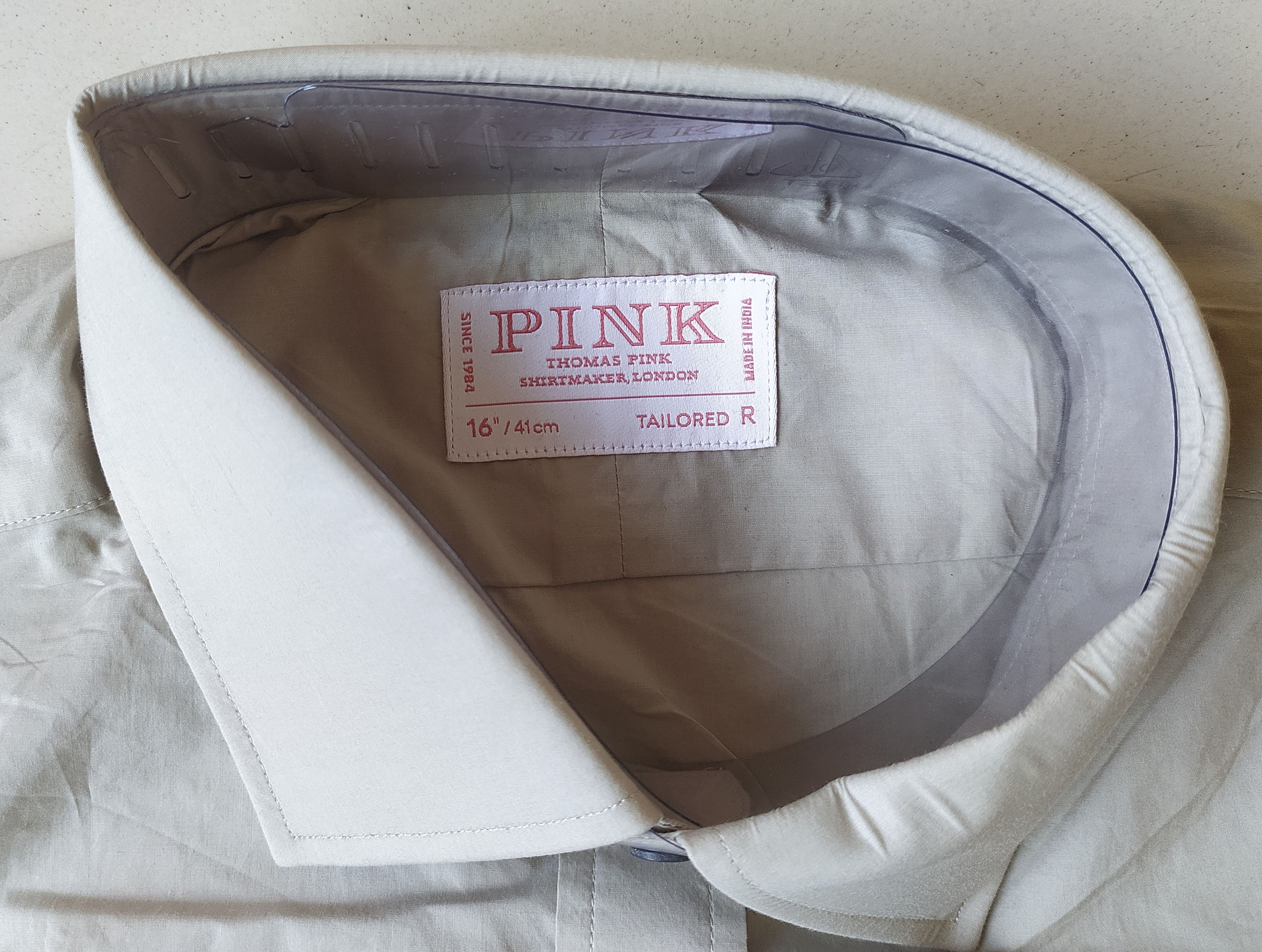 Thomas Pink Thomas Pink Formal Plain Poplin Shirt Free Shipping T/80 Size US M / EU 48-50 / 2 - 4 Thumbnail