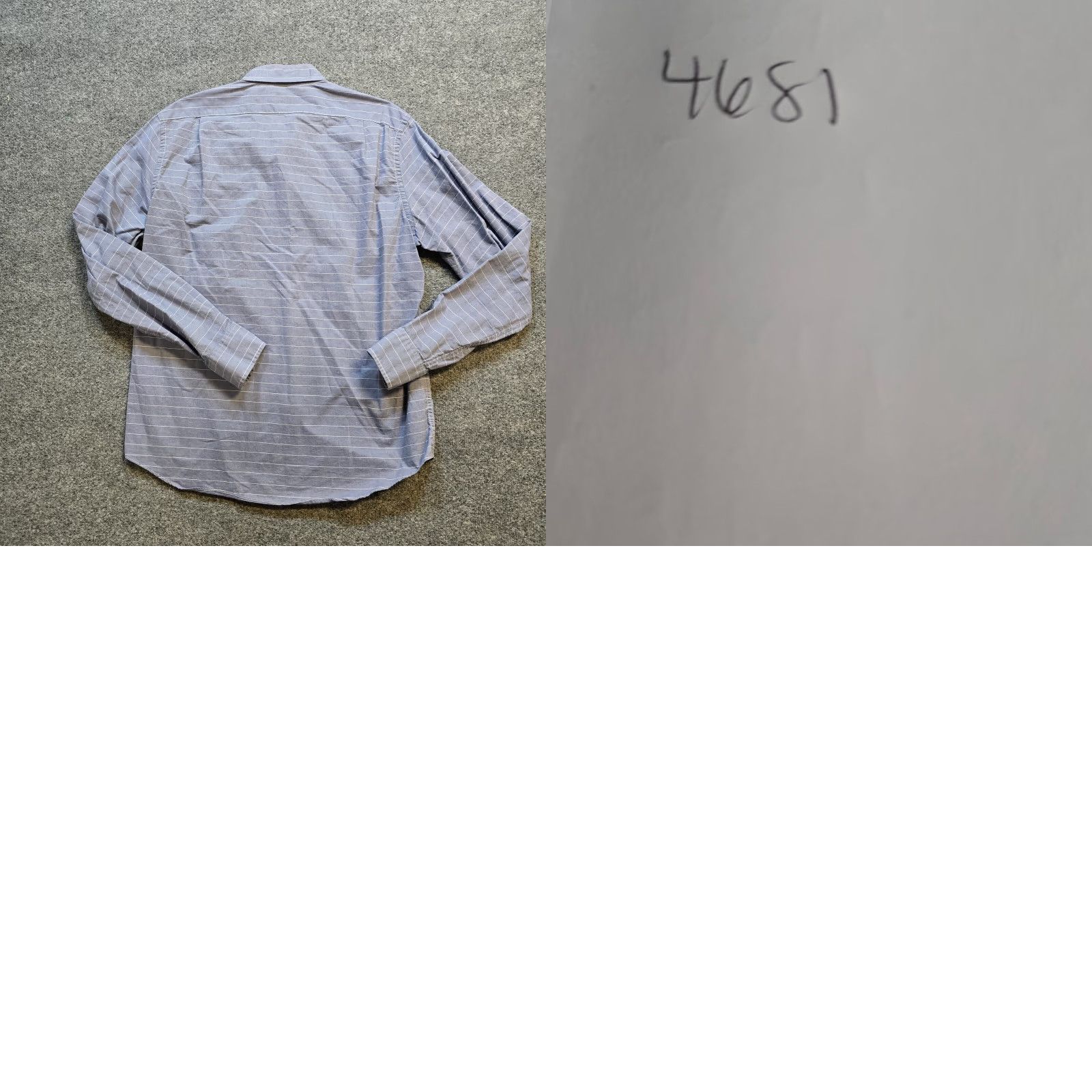 J.Crew J.CREW Shirt Mens L Gray Striped Slim Lightweight Button-Front Career Casual Size US L / EU 52-54 / 3 - 8 Thumbnail
