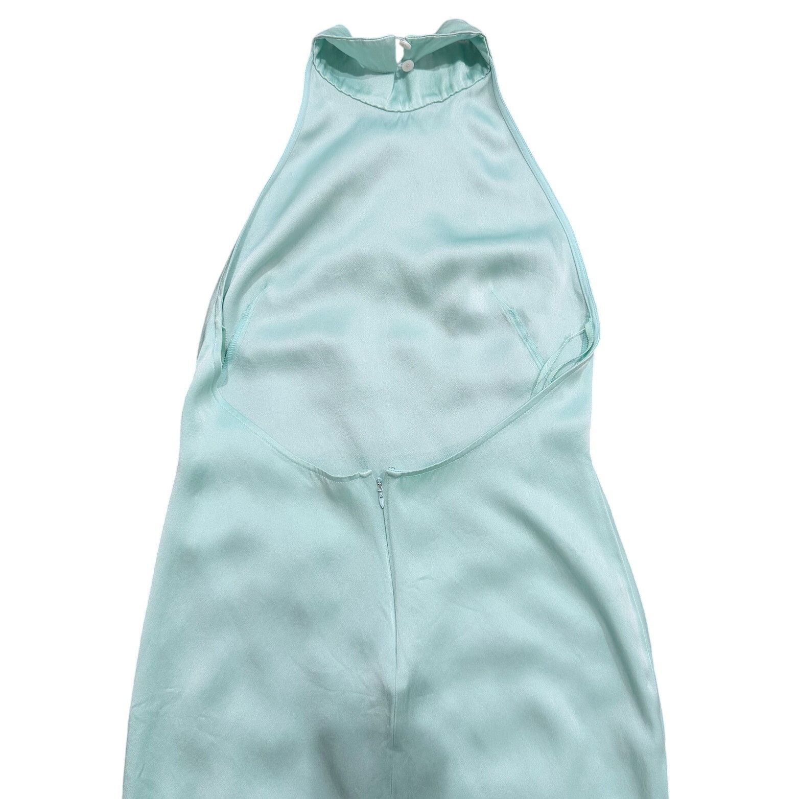 Lapointe Lapointe Satin Halter Gown in Mint, Size US 8 Size M / US 6-8 / IT 42-44 - 8 Thumbnail