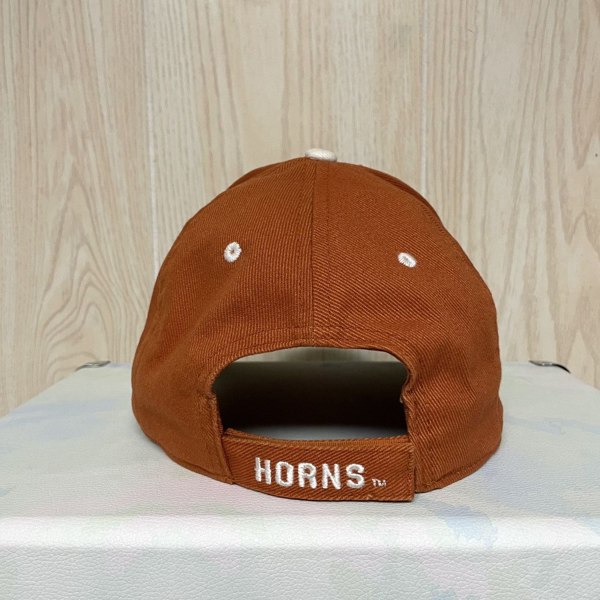 Other Texas Longhorns Horns Signatures Orange White Strapback Hat Size ONE SIZE - 4 Thumbnail