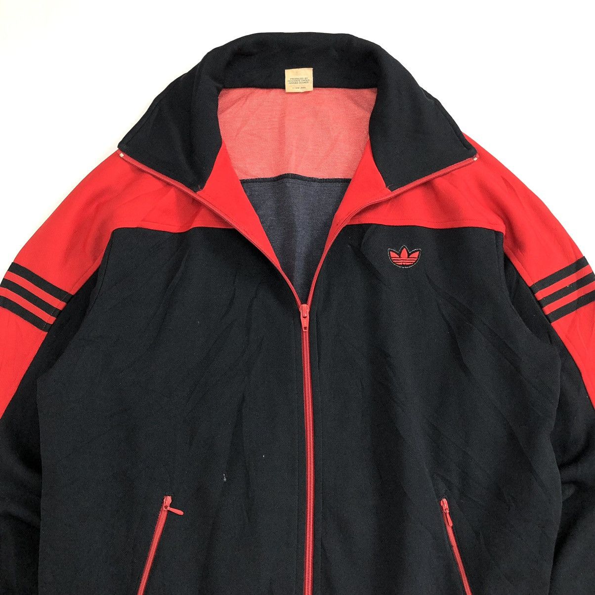 Adidas 1970s Vintage ADIDAS Descente West Germany Tracktop Jacket Size US XL / EU 56 / 4 - 4 Thumbnail