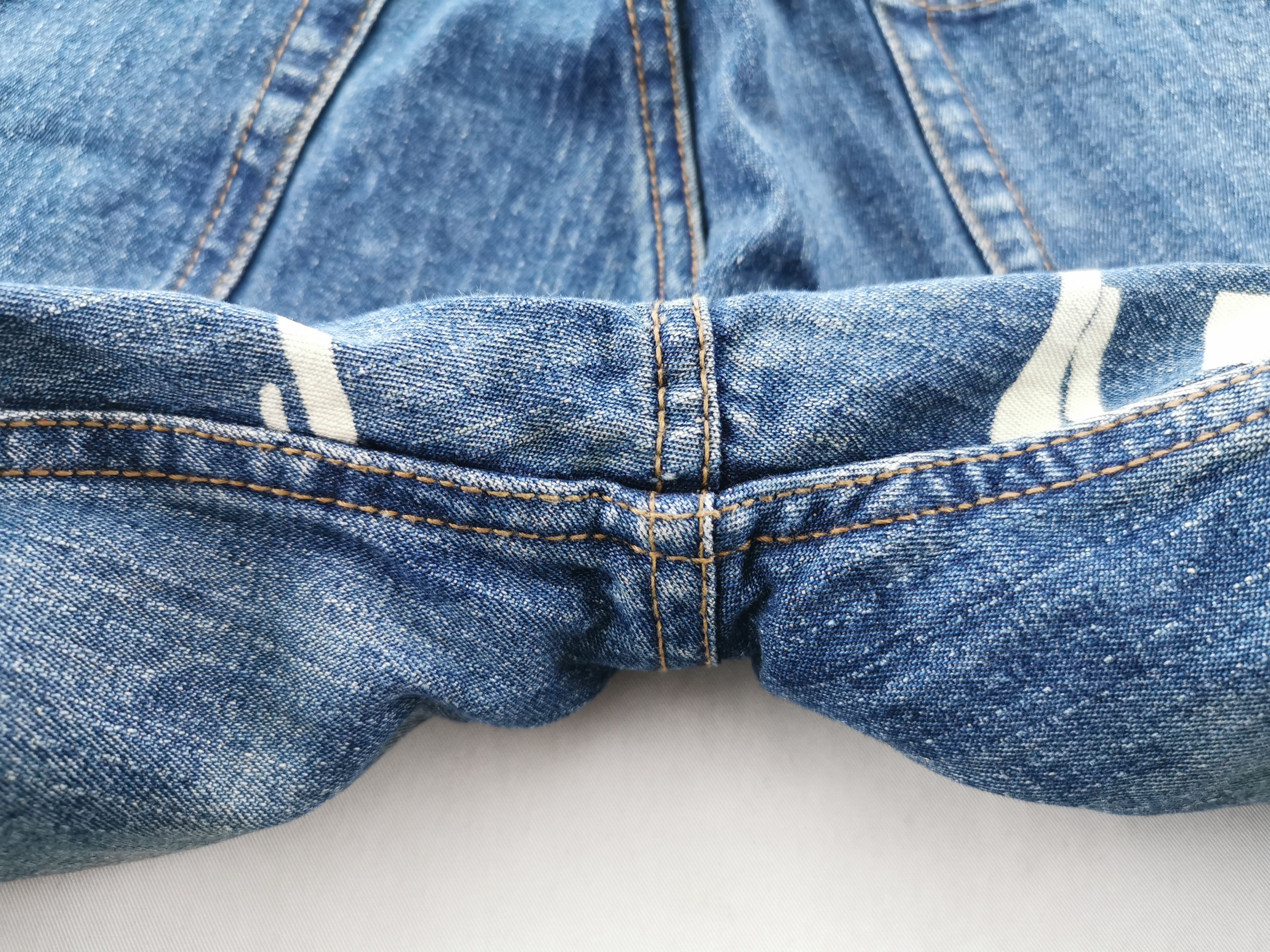 PPFM Vintage PPFM Overprint Denim Jeans Size L Waist 31 Size US 31 - 7 Thumbnail