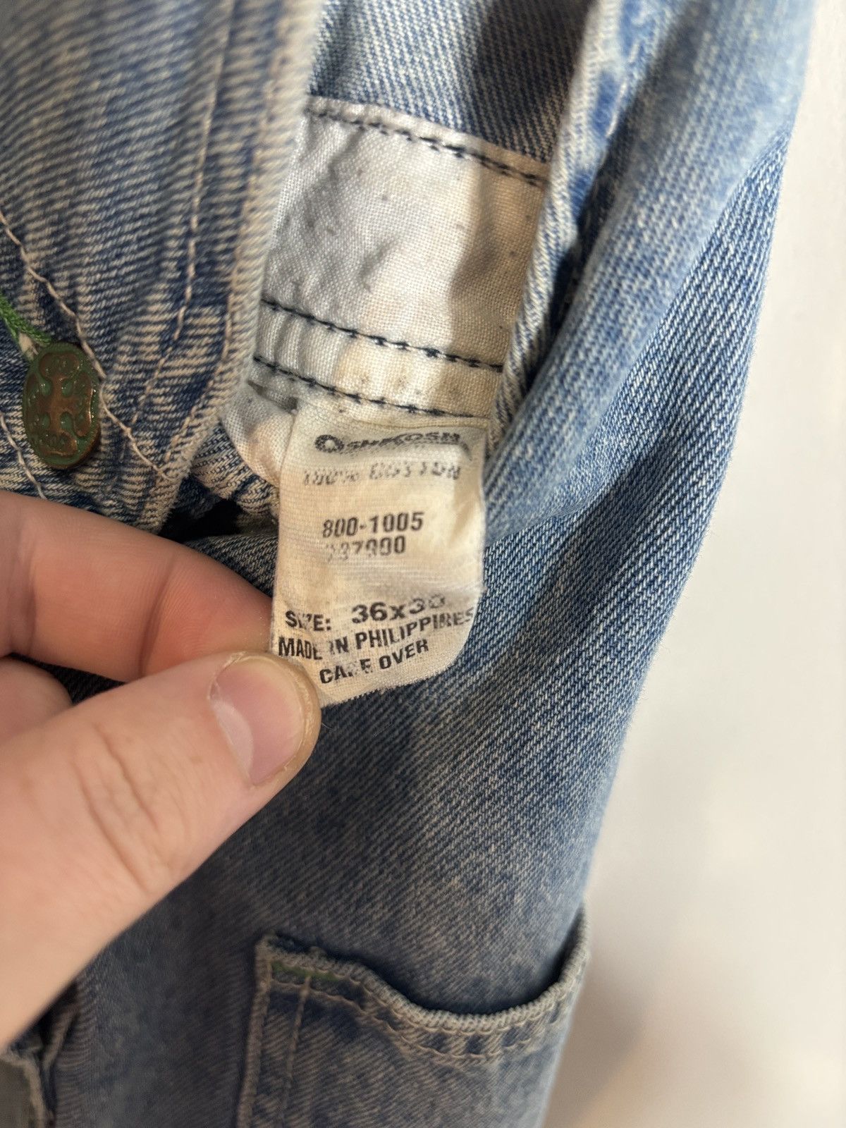 Oshkosh Vintage Oshkosh Denim Overalls Workwear 36x30 Size US 36 / EU 52 - 4 Thumbnail