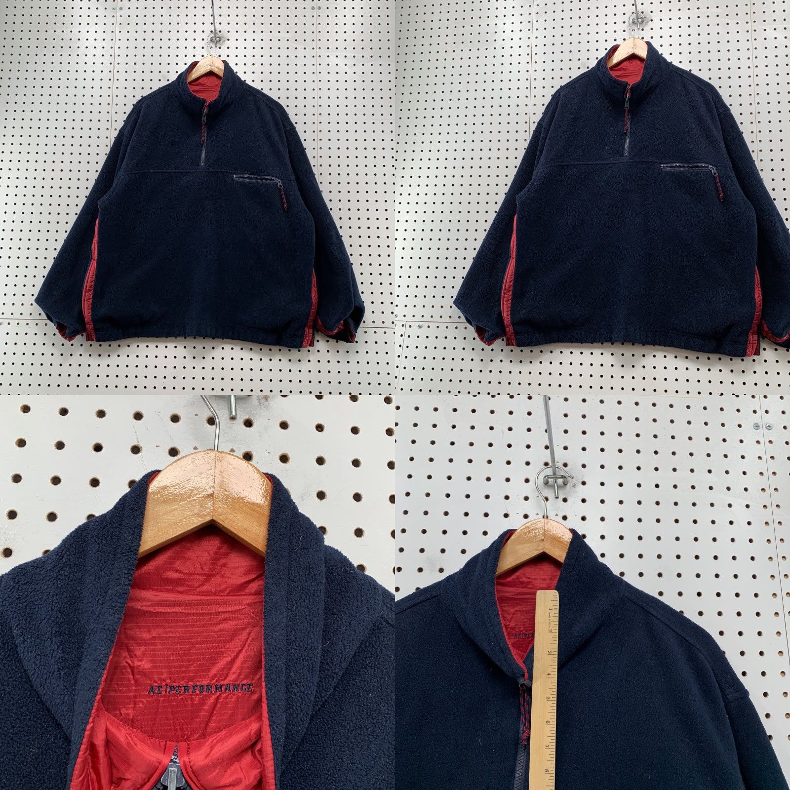 American Eagle Outfitters VINTAGE American Eagle Performance Anorak Jacket Mens L Reversible Red Blue Jacket Size US L / EU 52-54 / 3 - 8 Thumbnail