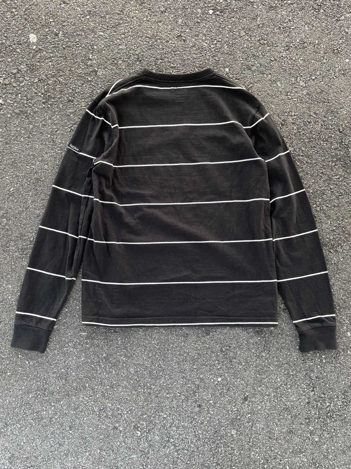 Noah Noah NYC Black Stripe Flower Long Sleeve Size US L / EU 52-54 / 3 - 10 Thumbnail