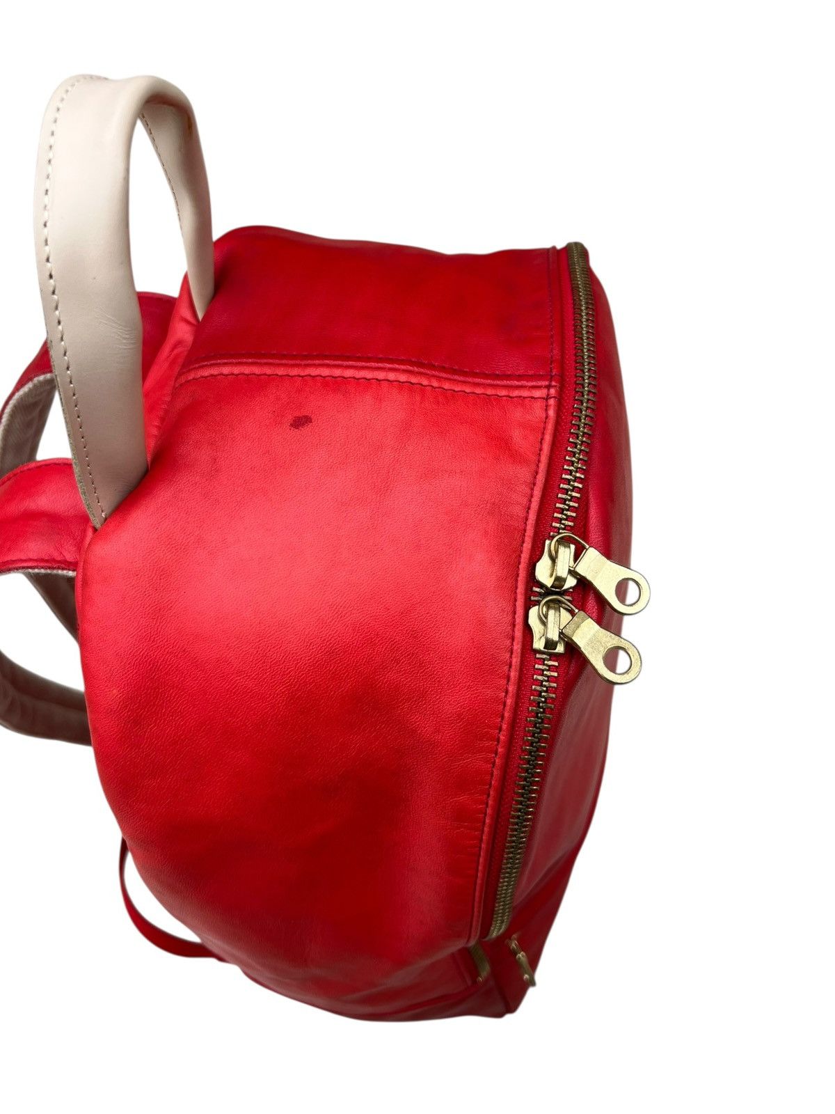 Shellac Agility Japan Patina Red Leather Backpack Bag Size ONE SIZE - 12 Thumbnail
