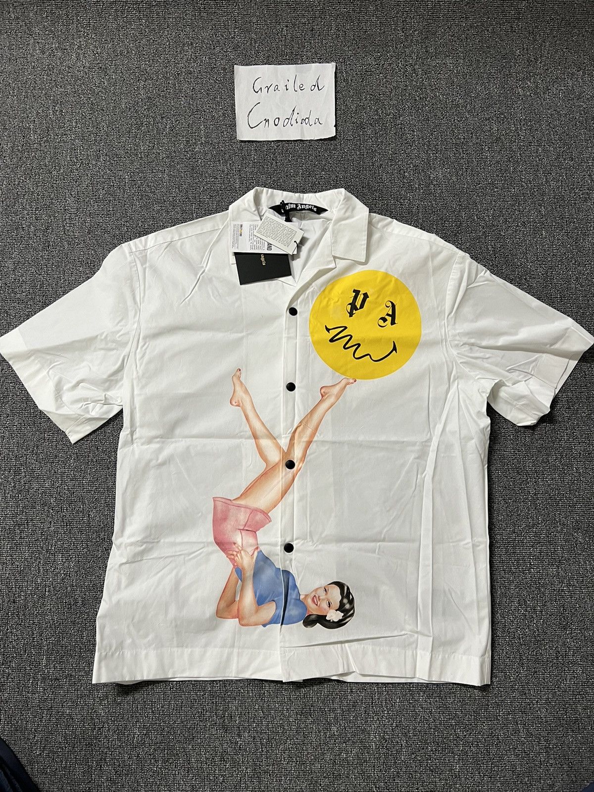 Palm Angels 「retail💲970」Brand new palm angels x smiley shirt size 48 Size US M / EU 48-50 / 2 - 1 Thumbnail