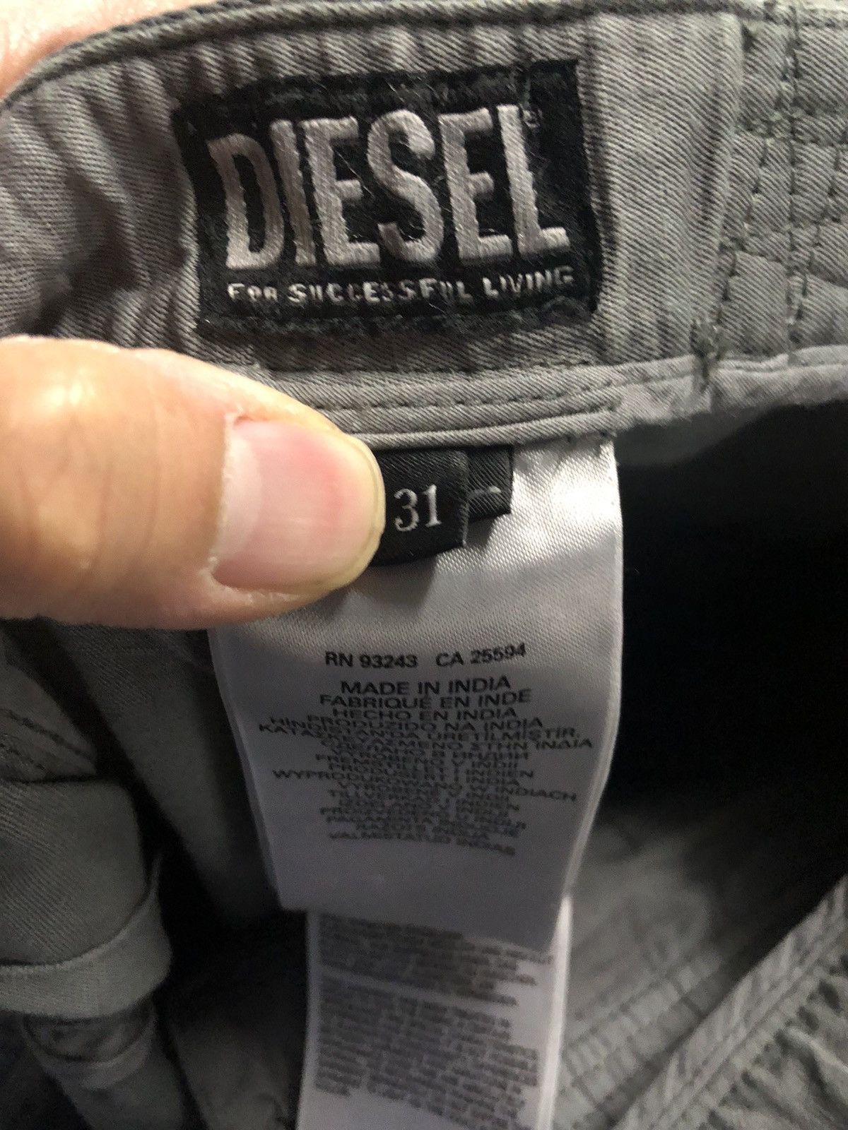 Diesel × Vintage Mens Vintage Diesel Pants trousers y2k rare crazy streetwear Size US 32 / EU 48 - 6 Thumbnail