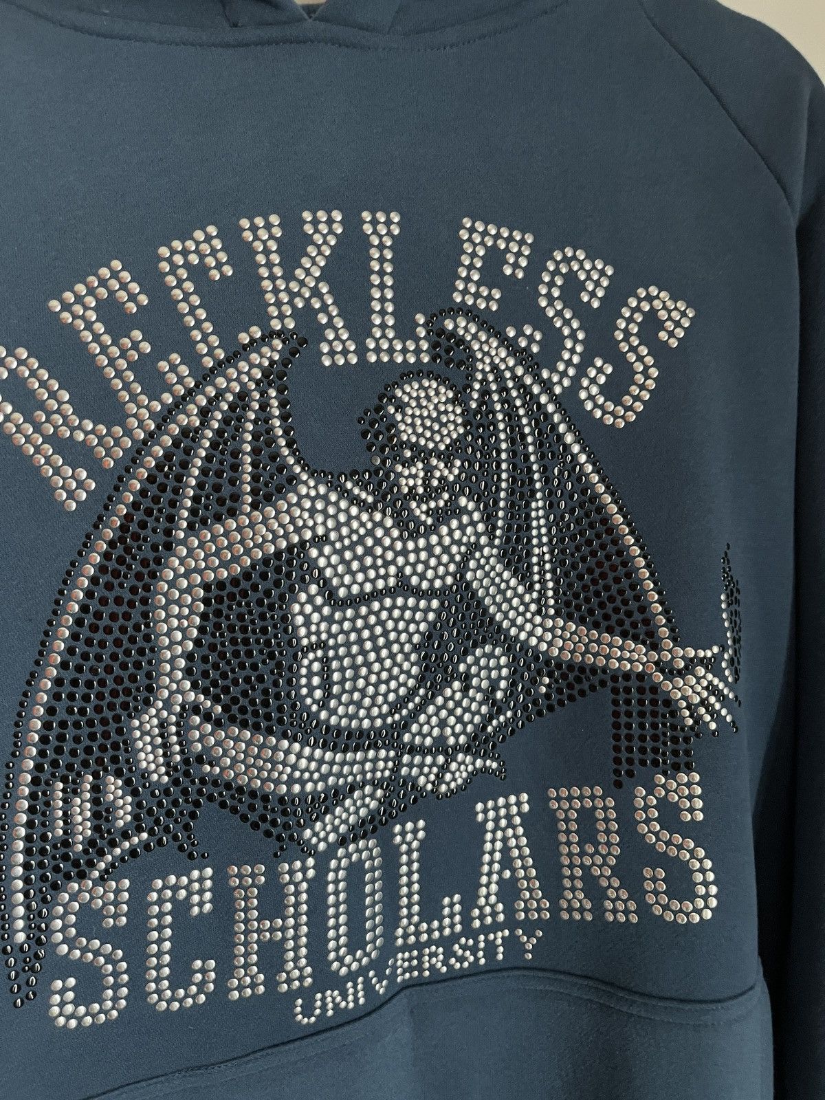 Reckless Scholars NWT Reckless Scholars Blue Gargoyle Hoodie L Size US L / EU 52-54 / 3 - 3 Thumbnail