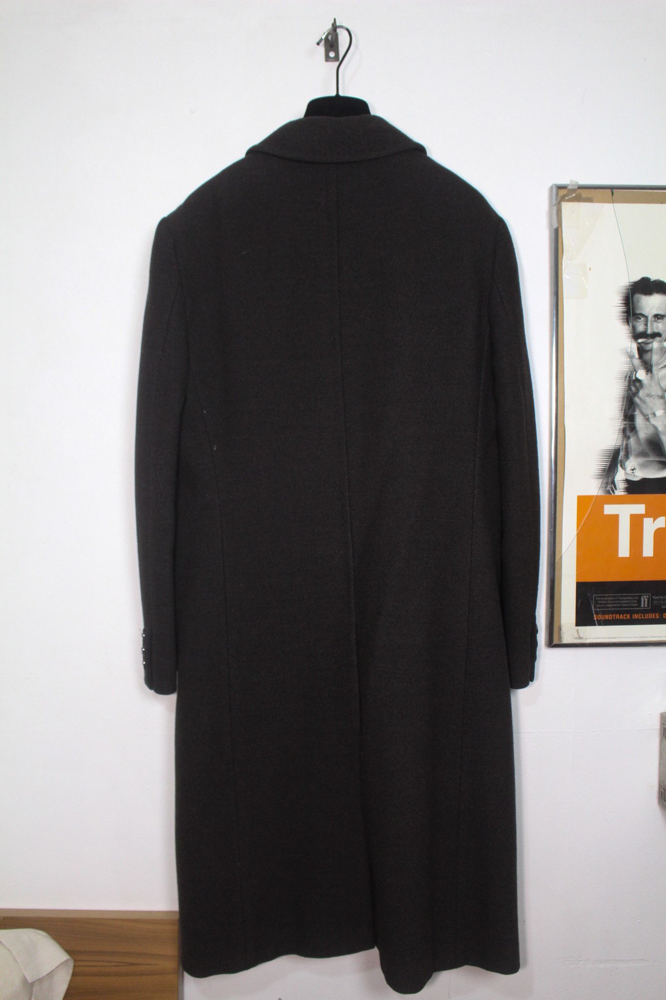 Max Mara Vintage 90's Made in Italy Virgin Wool Car Coat Size L / US 10 / IT 46 - 4 Thumbnail