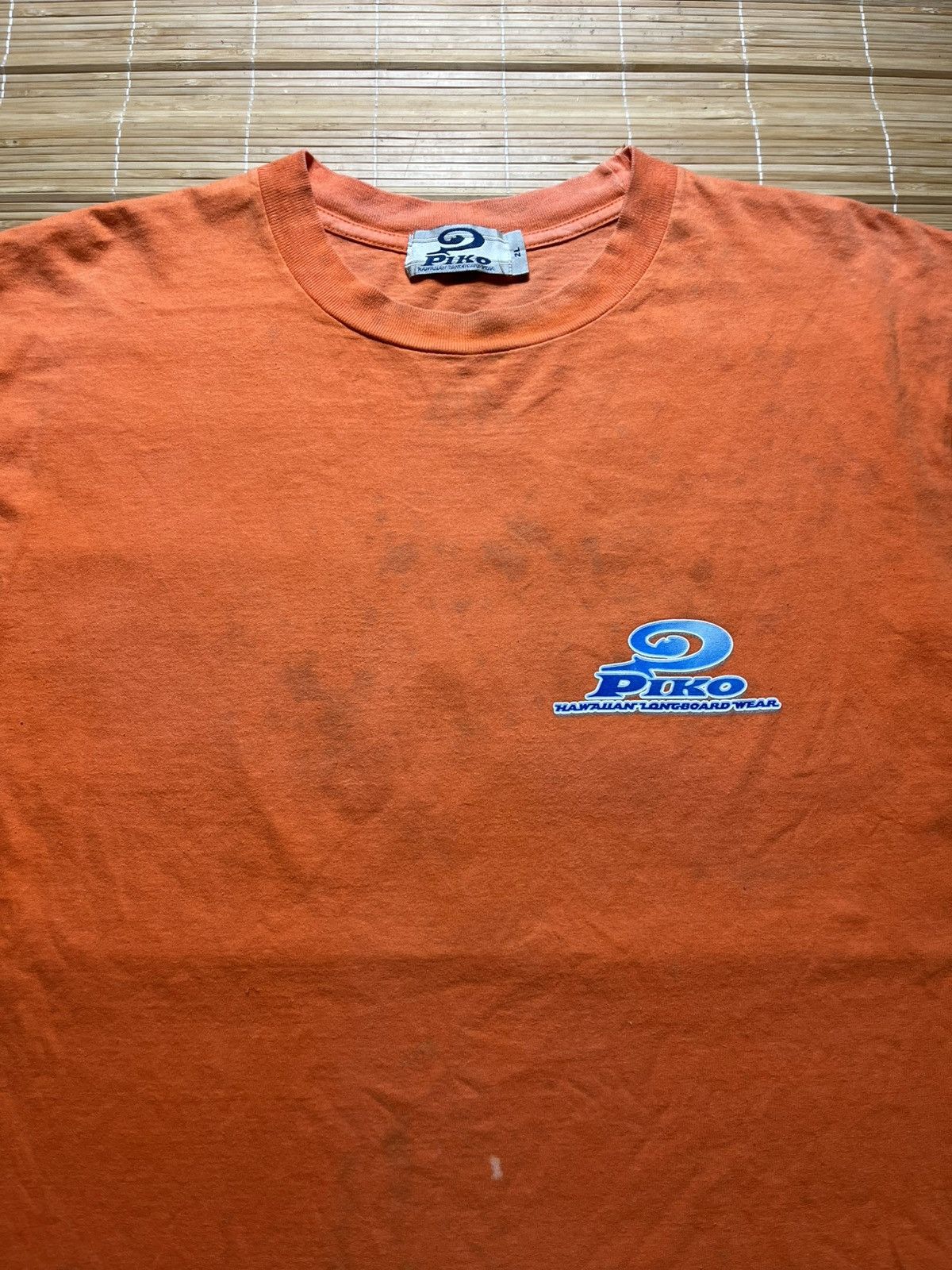 Vintage Vintage 90s boxy piko Hawaiian longboard wear t shirt Size US L / EU 52-54 / 3 - 3 Thumbnail