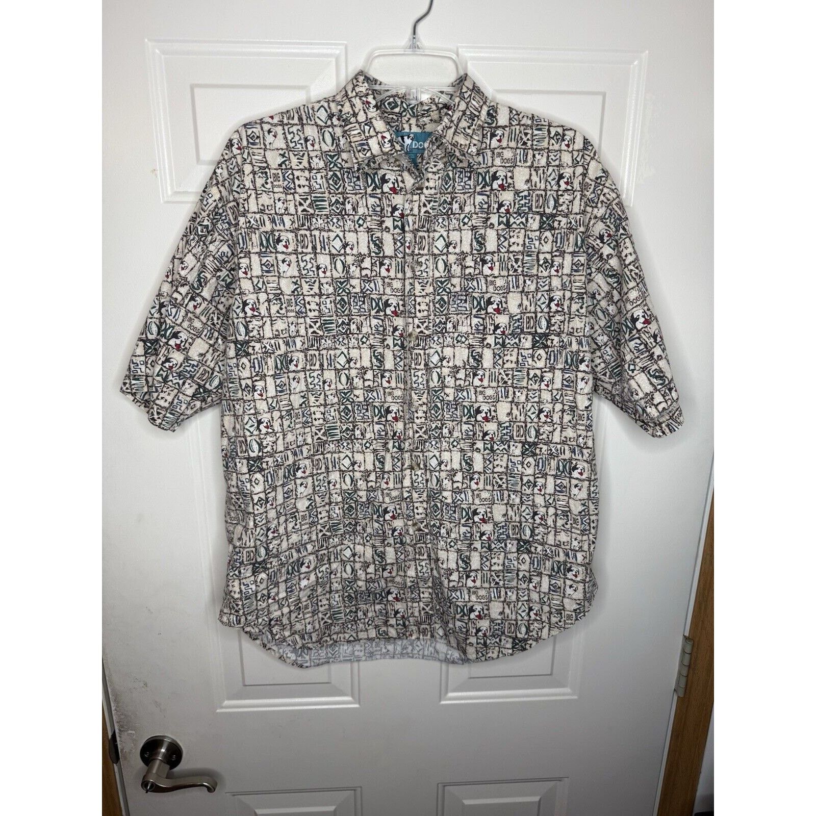 Big Dogs Big Dogs Button Down Shirt Men’s Large Short Sleeve Vintage Size US L / EU 52-54 / 3 - 1 Thumbnail
