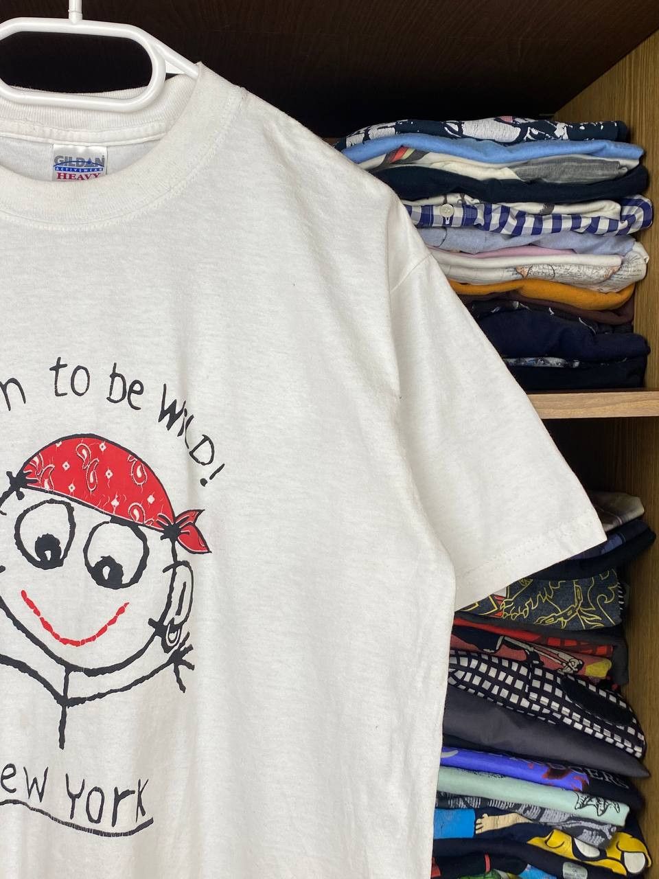 Gildan × Vintage Vintage Born To Be Wild "New York" 00s Graphic Tee Size US M / EU 48-50 / 2 - 3 Thumbnail