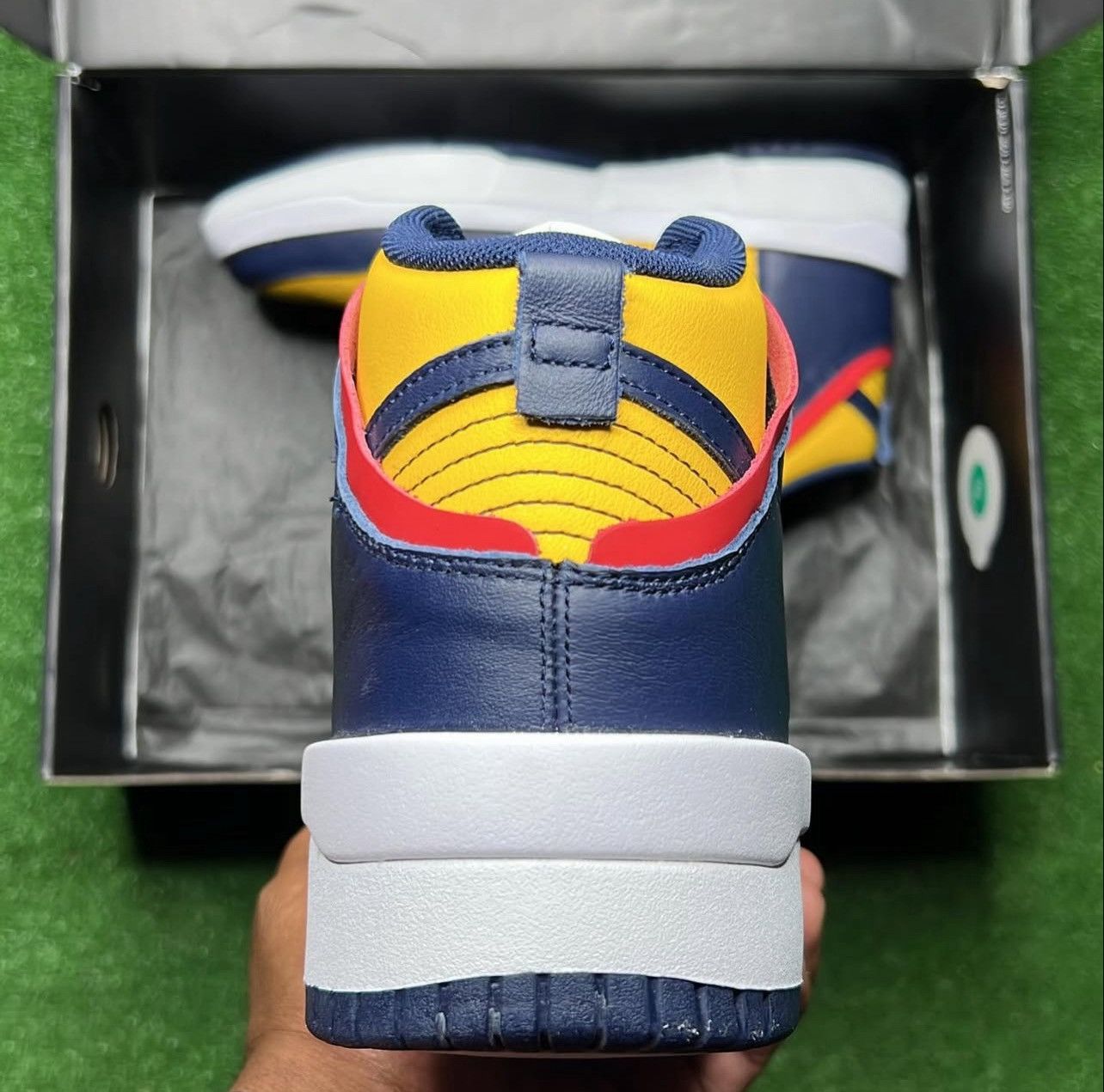Nike Wmns Dunk High Up Rebel ‘Michigan’ Size US 9 / EU 42 - 6 Thumbnail
