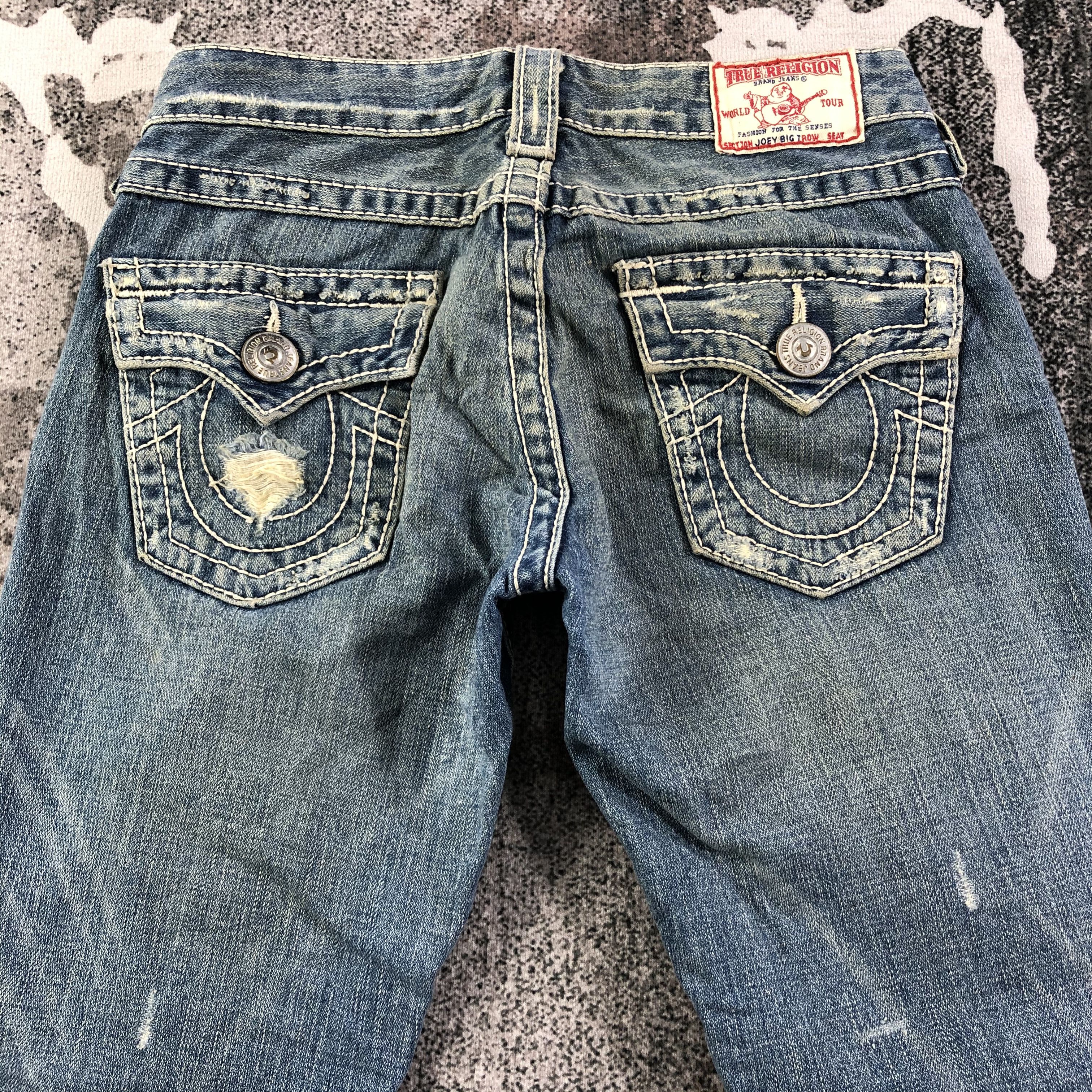 True Religion True Religion Joey Big T Jeans Flare Denim KJ1517 Size 28" / US 6 / IT 42 - 4 Thumbnail