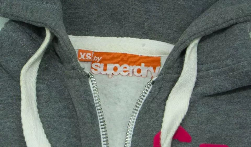 Superdry GIRLS WOMENS SUPERDRY HOODY ZIP SIZE XS VGC - Size XS / US 0-2 / IT 36-38 - 4 Thumbnail